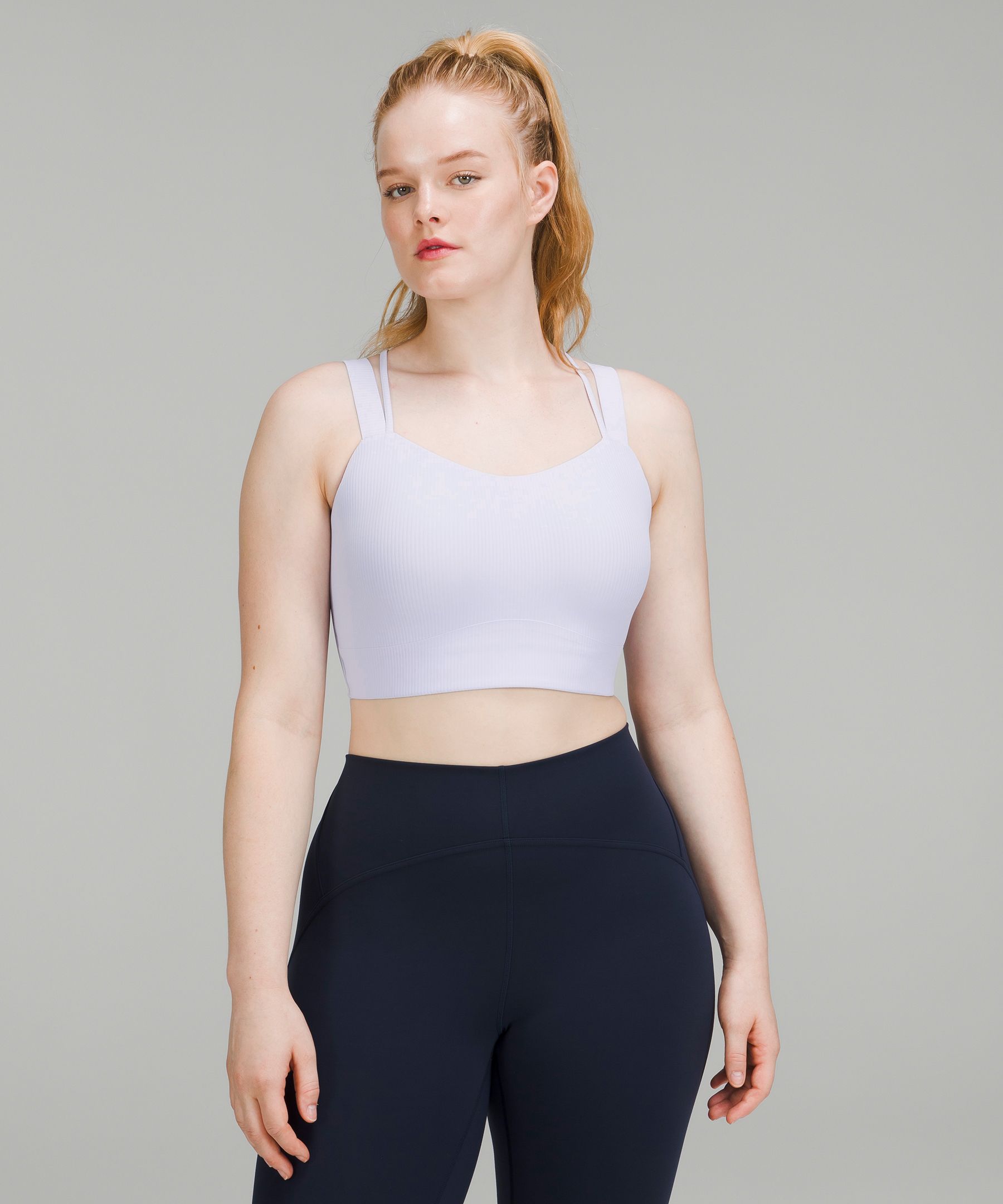 Lululemon Like A Cloud Longline Ribbed Bra Light Support, D/dd