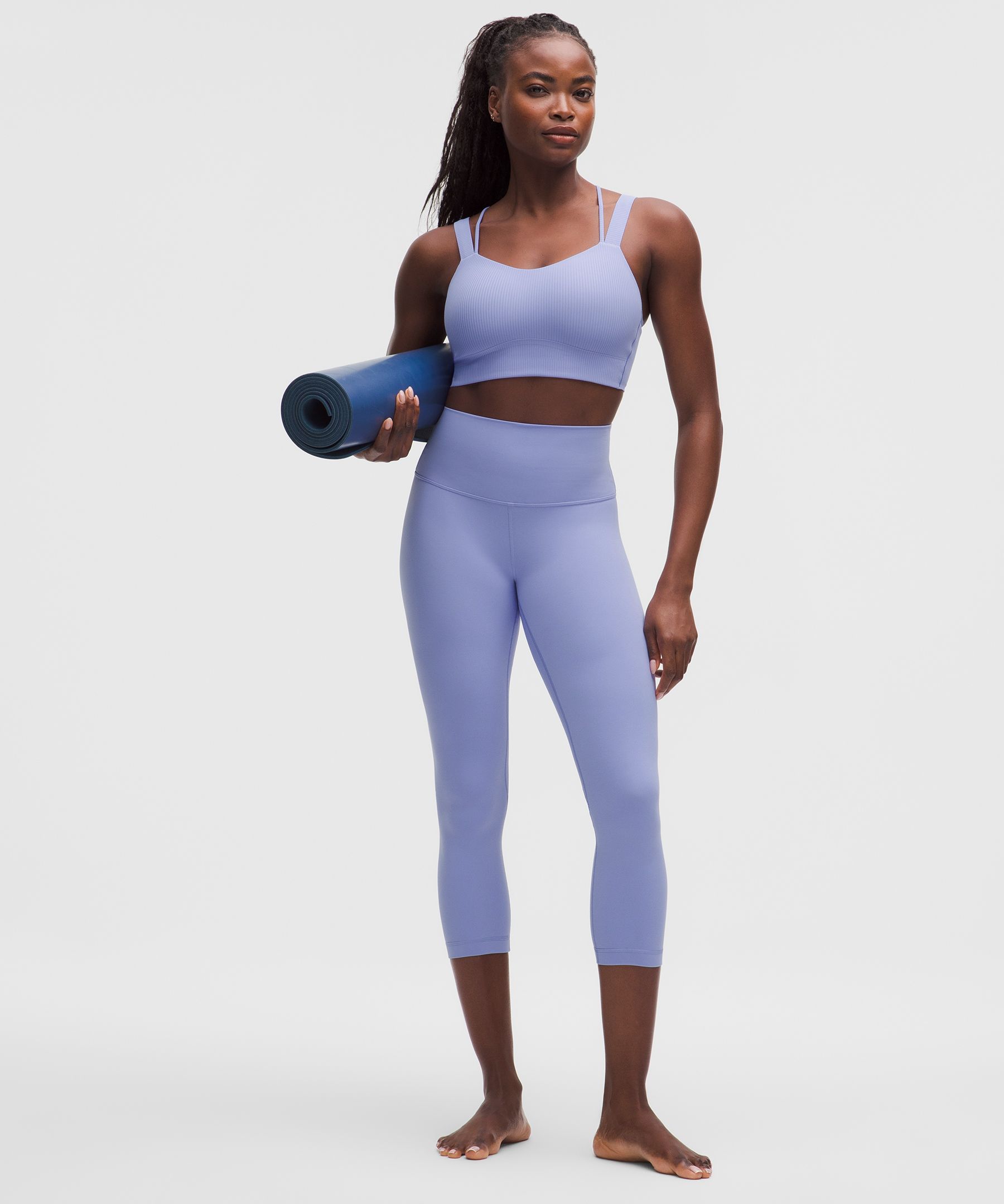 Like a Cloud Ribbed Longline Bra *Light Support, D/DD Cup | Women's Bras