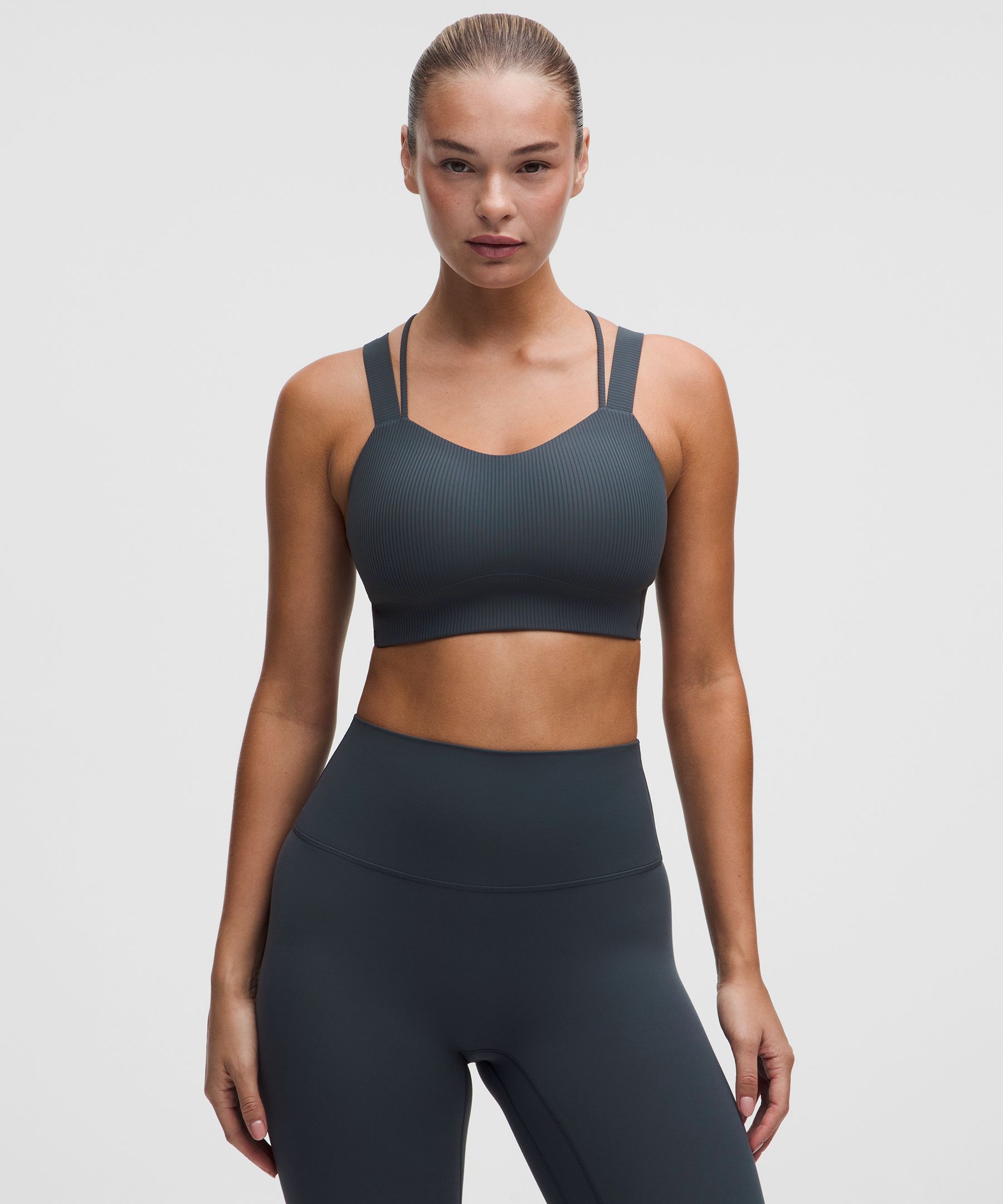 Like a Cloud Ribbed Longline Bra
