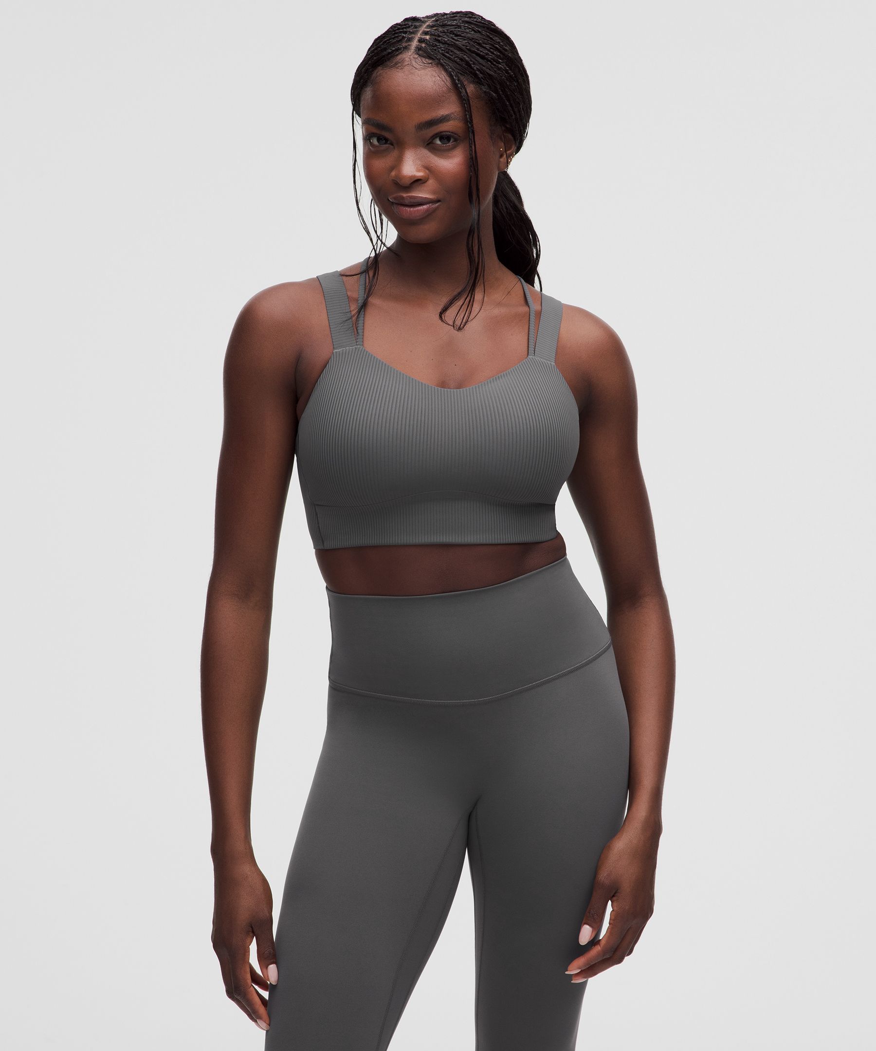 Like a Cloud Ribbed Longline Bra *Light Support, D/DD Cup