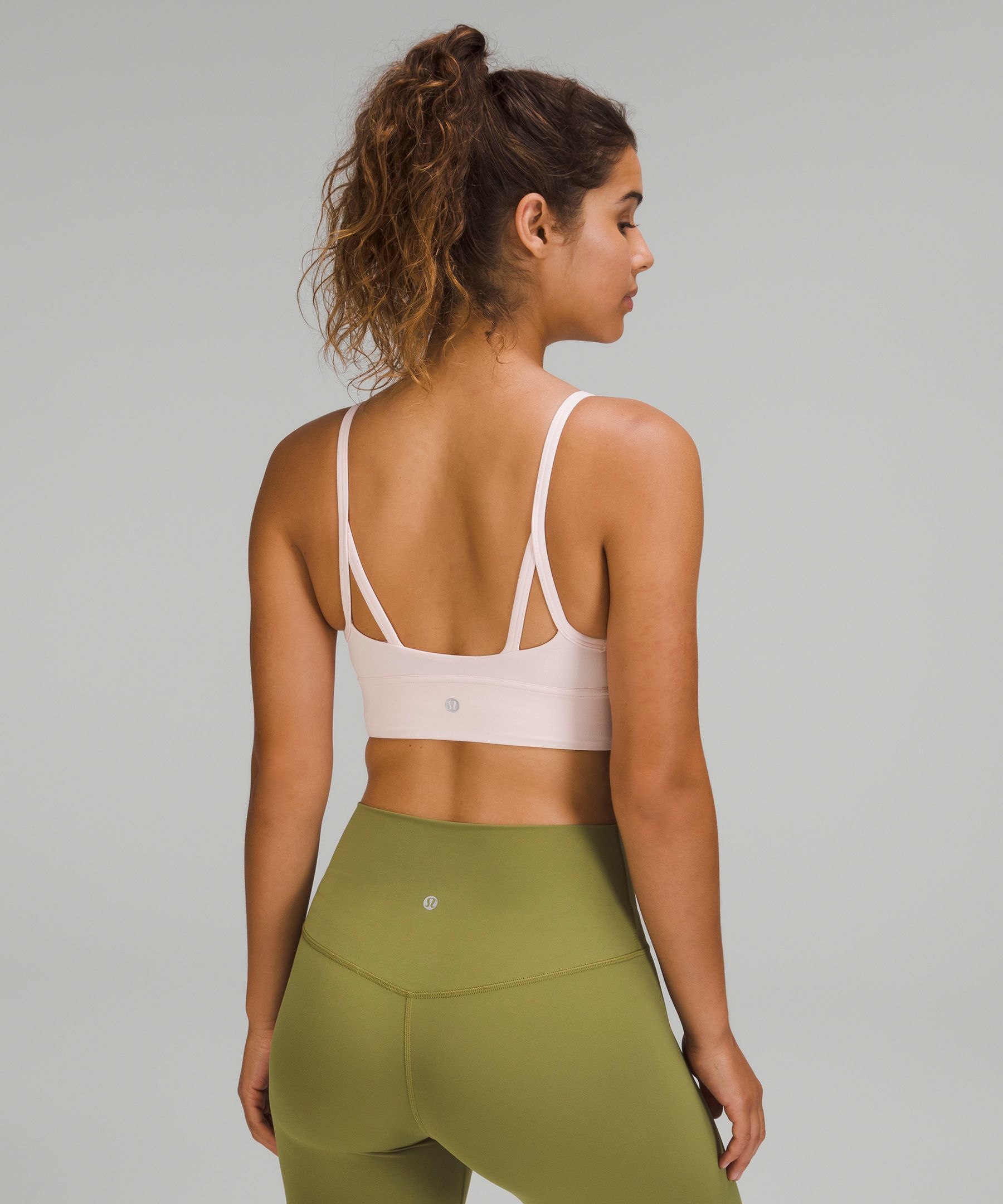 cutest set from wmtm 🙂 nulu front gather yoga bra + 25” aligns in
