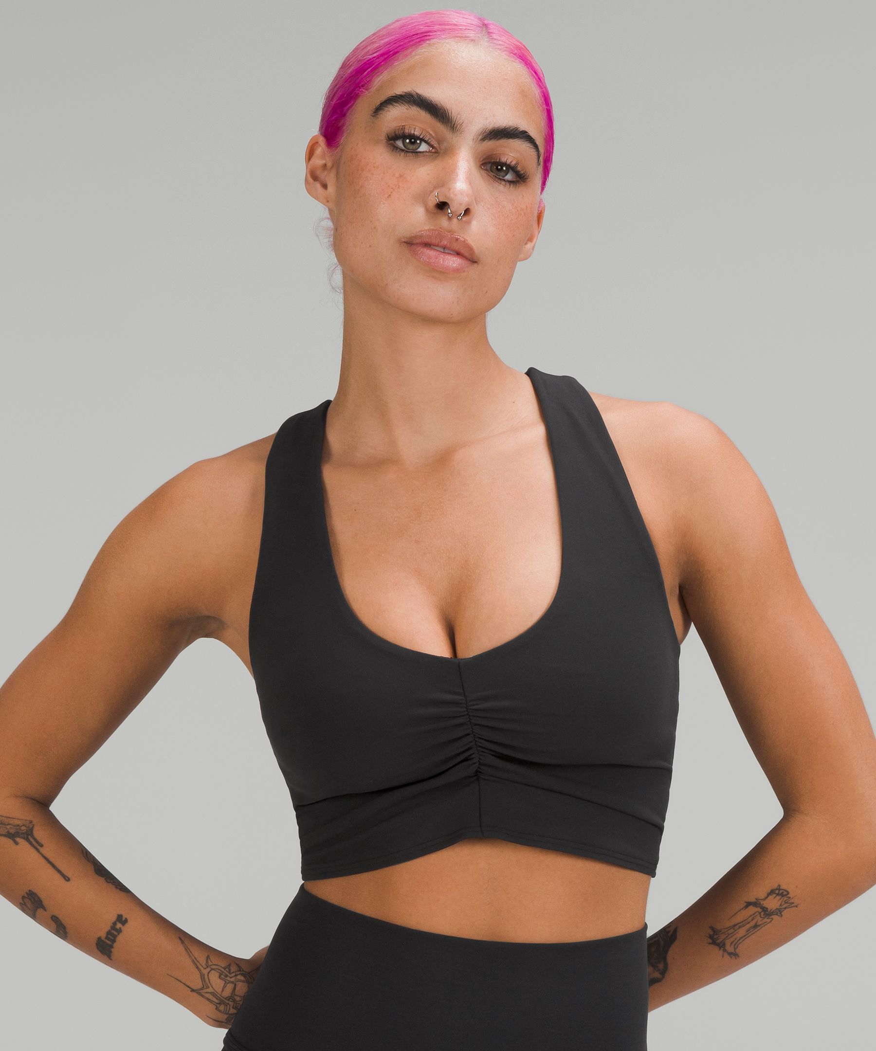 supportive yoga tops