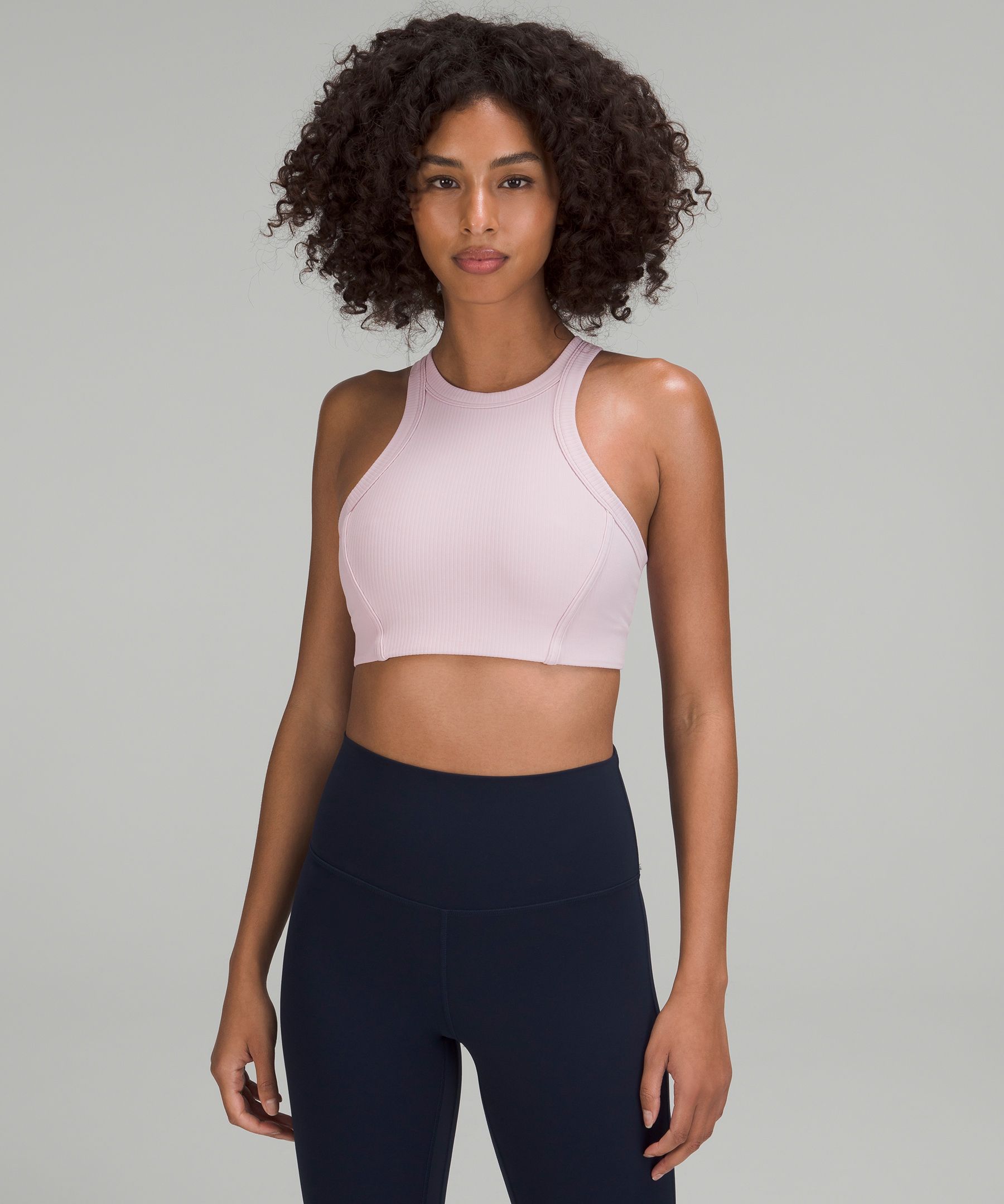 Lululemon Ribbed Nulu High-neck Yoga Bra