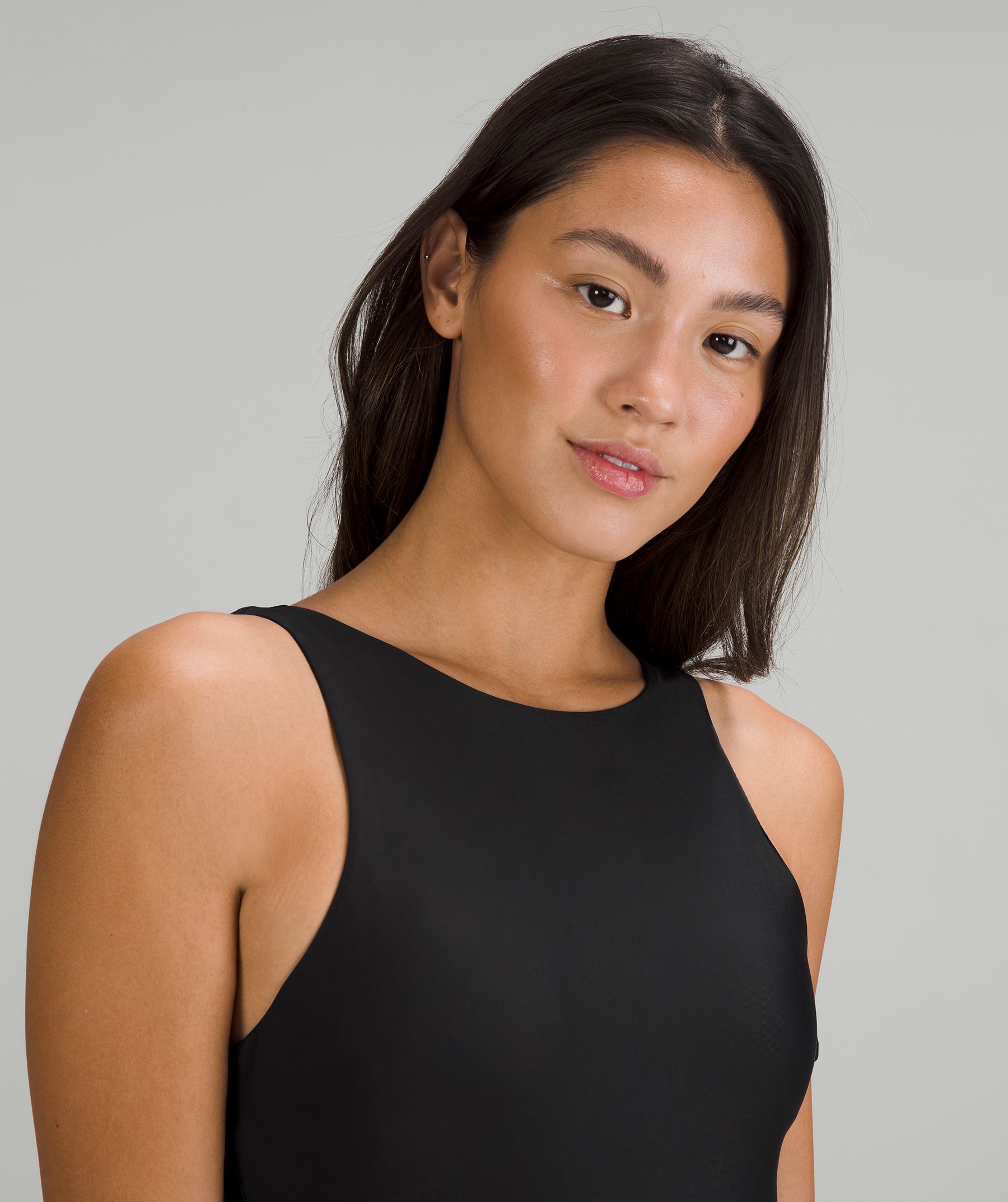 Lululemon Waterside Scoop One-piece Swimsuit In Black