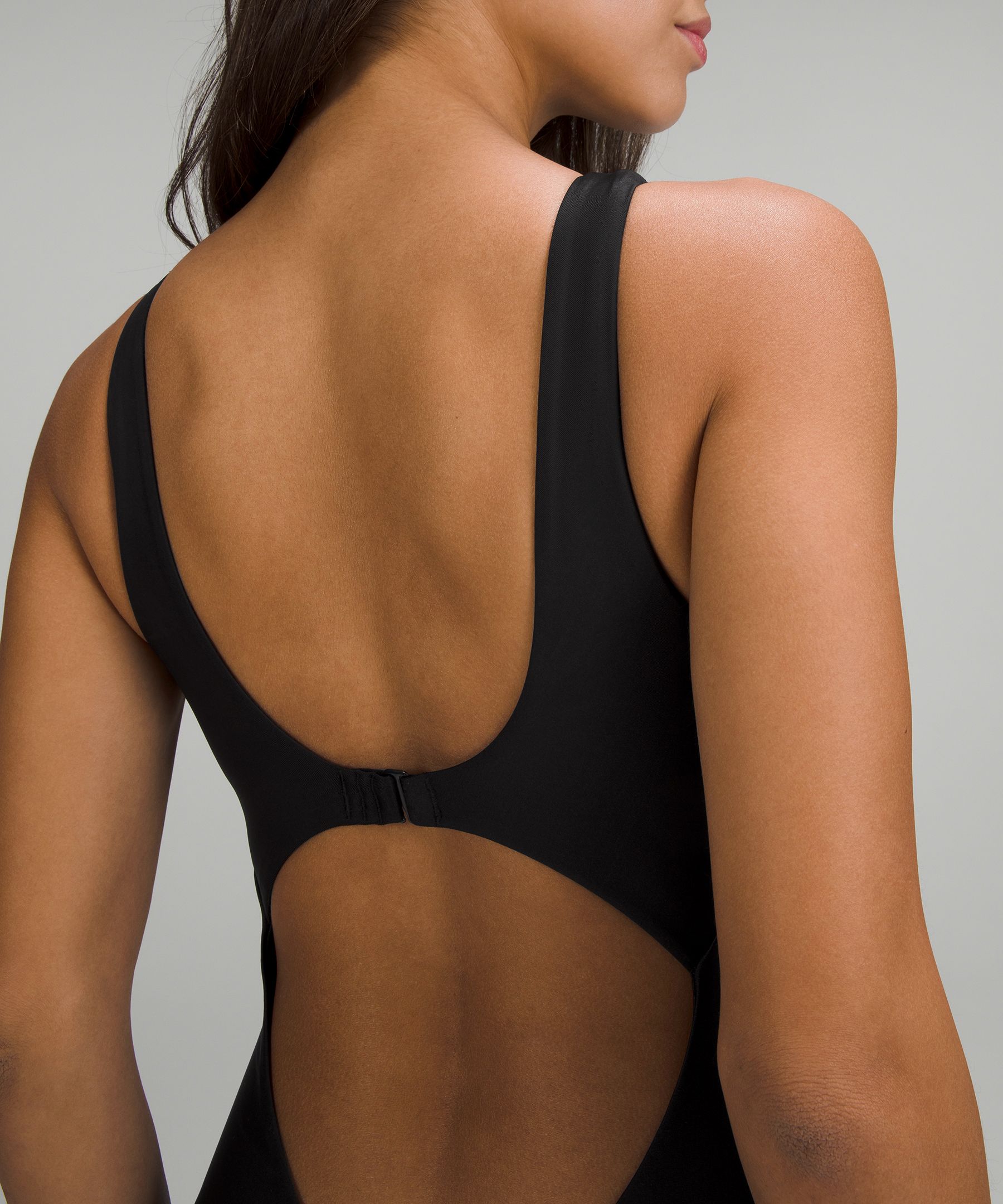 Lululemon Waterside High Neck Swim One-Piece Medium Coverage Black size 6  NWT - $108 (15% Off Retail) New With Tags - From MyArt