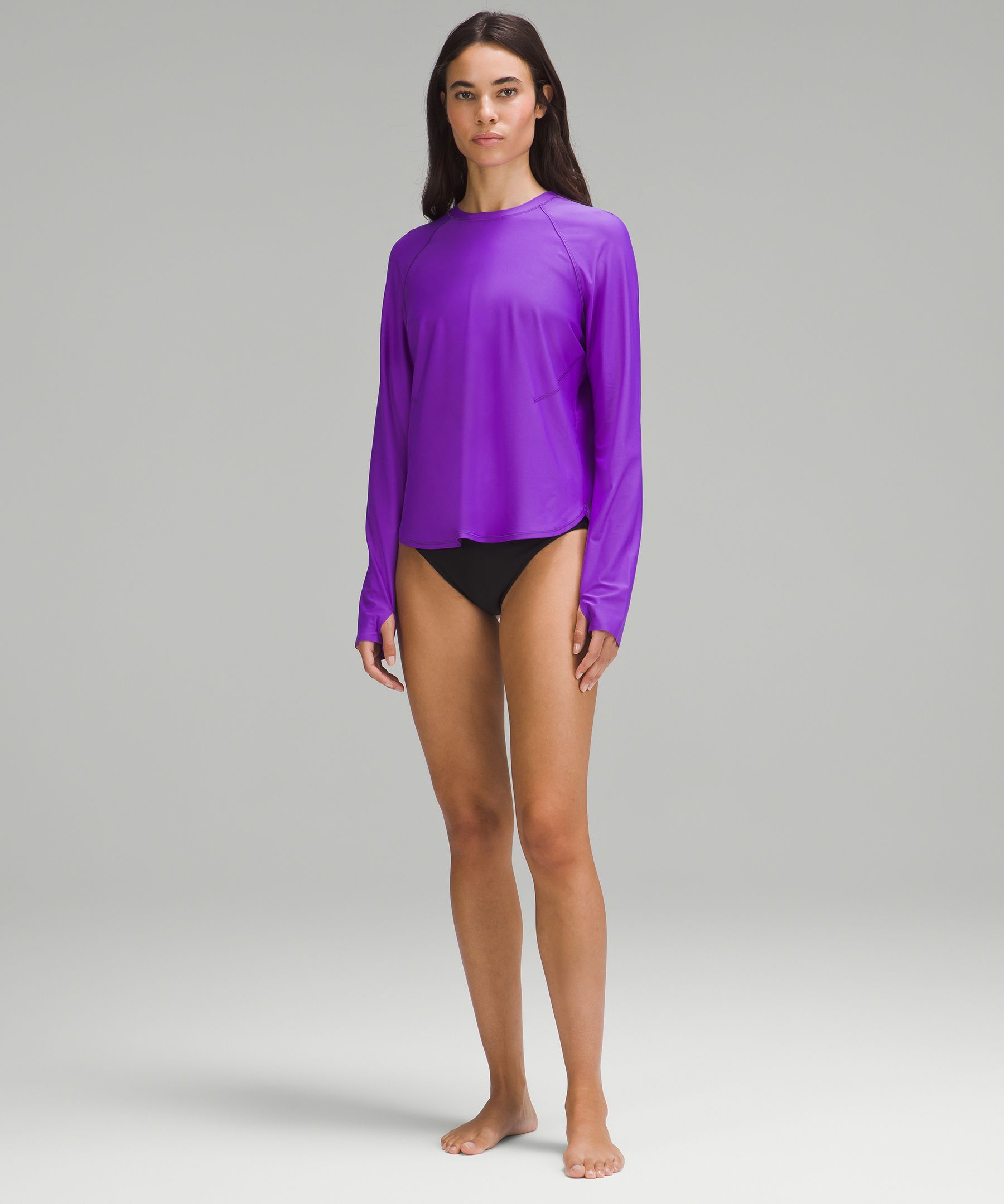 lululemon athletica Waterside Half-zip Uv Protection Paddle Top in Purple