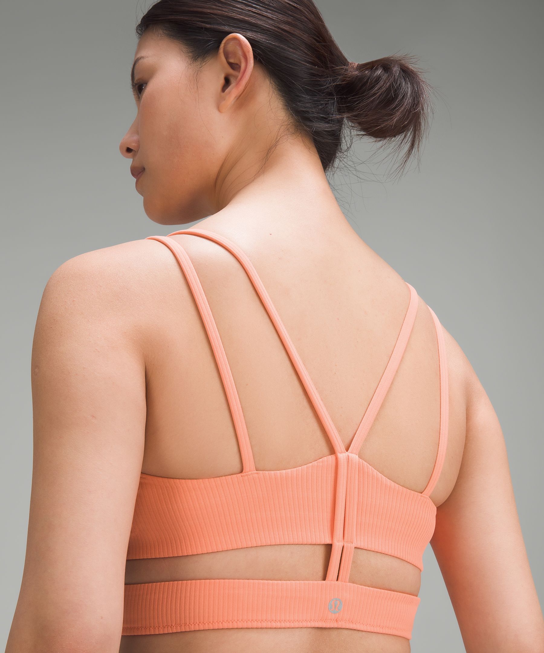 Ribbed Nulu Strappy Yoga Bra *Light Support, A/B Cup