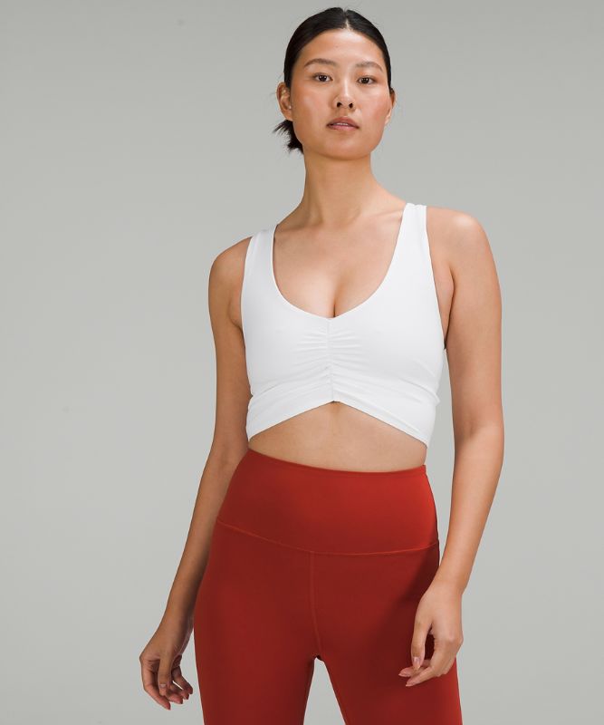Ruched Nulu Longline Yoga Bra *Light Support, B/C Cup