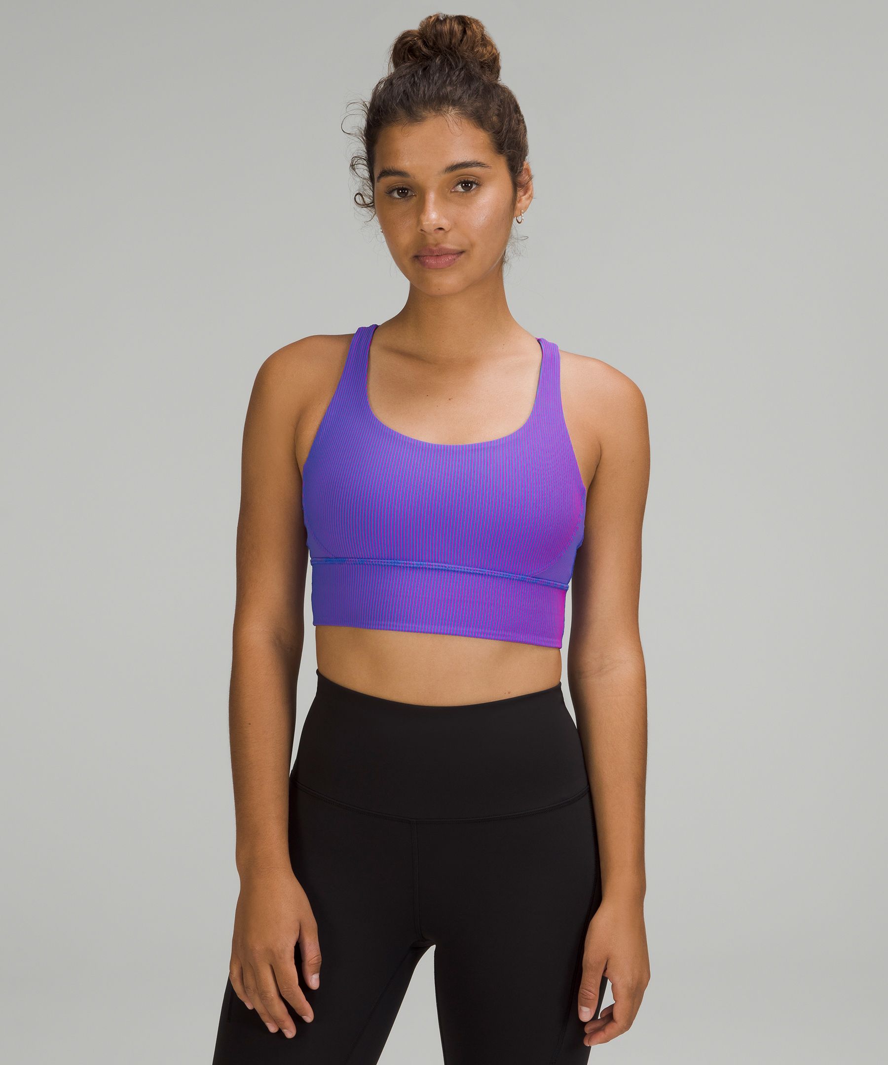 Lululemon Energy Longline Bra Ribbed Luxtreme *Medium Support, B–D