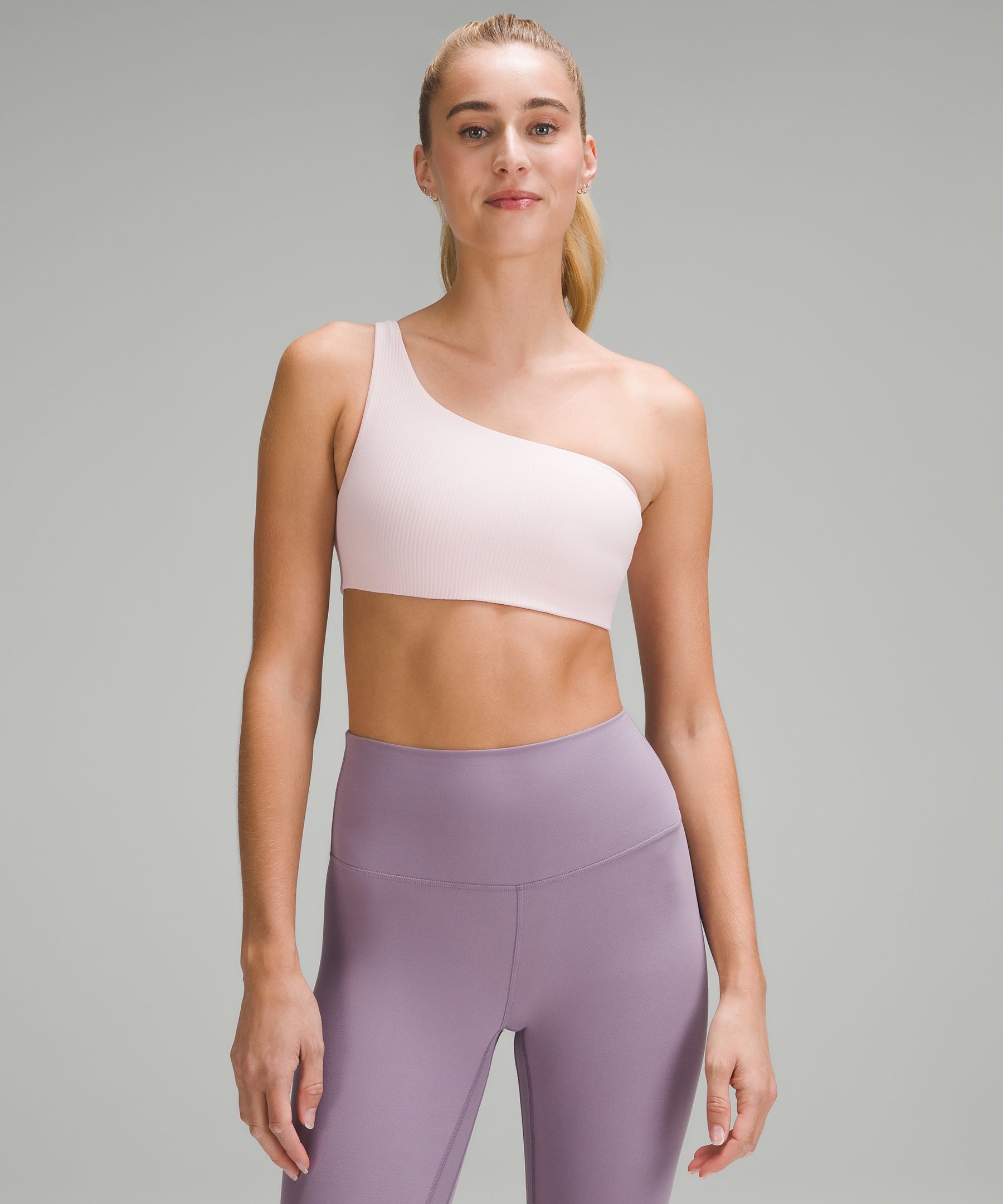 Lululemon athletica Ribbed Nulu Asymmetrical Yoga Tank Top