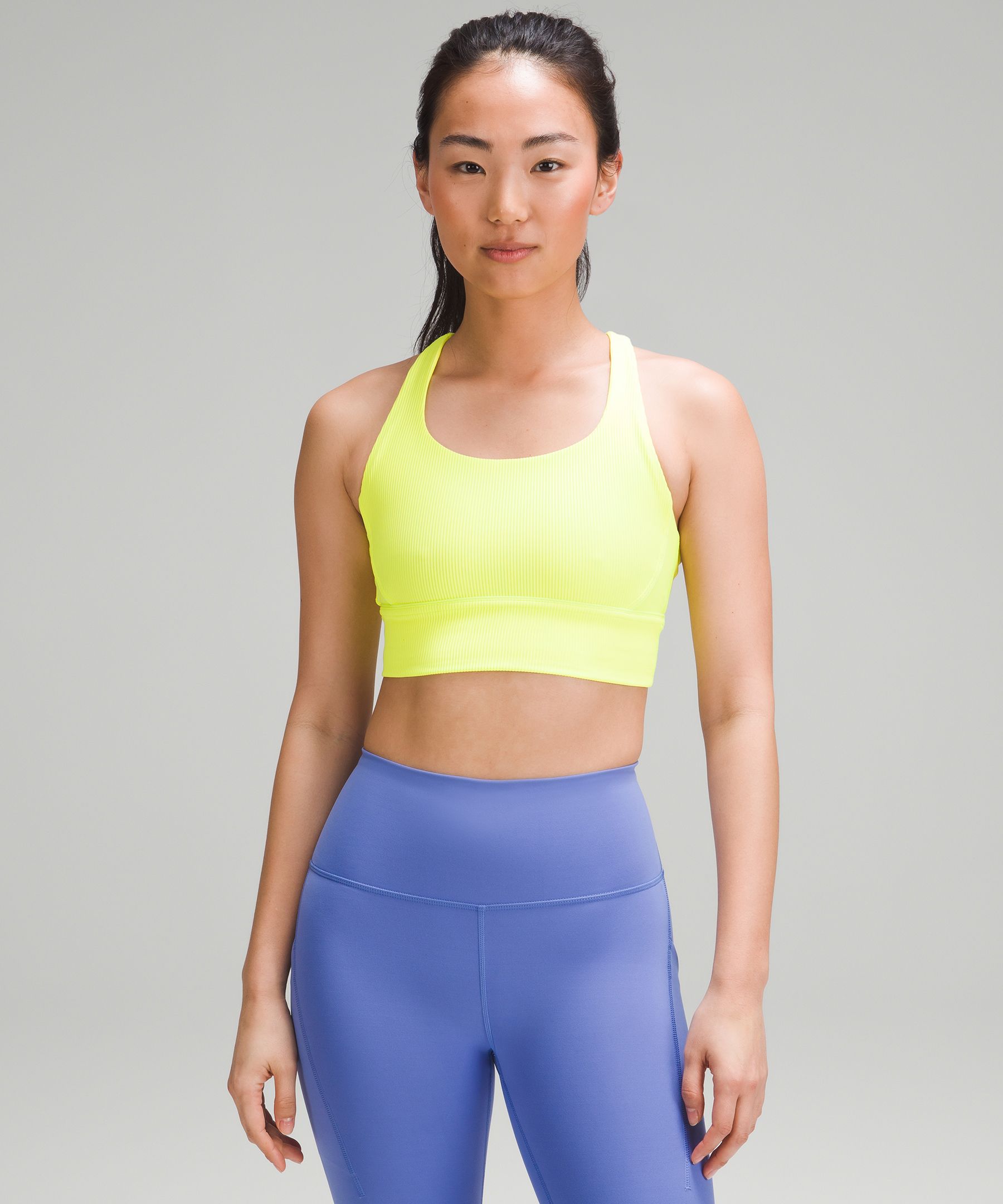 lululemon Energy High-Neck Longline Ribbed Bra *Medium Support, B–D Cups