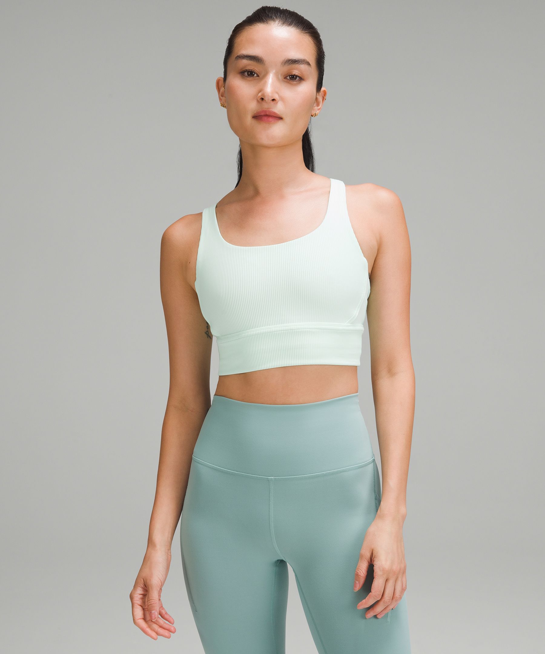 lululemon Energy Longline Ribbed Bra *Medium Support, B/C Cup Asia Fit