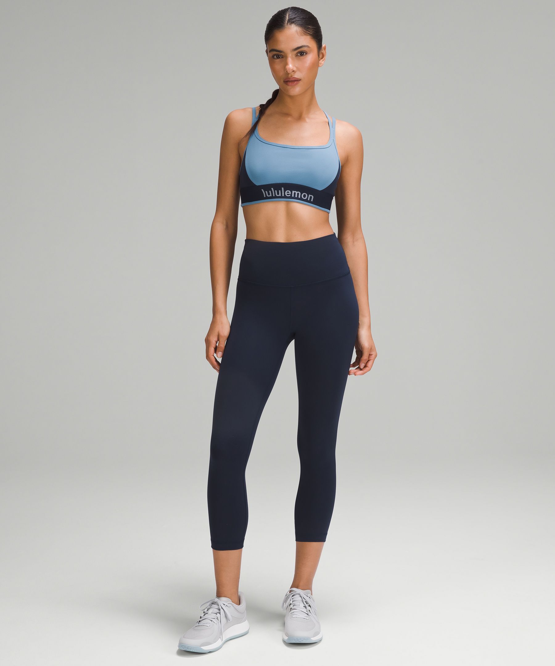 Lululemon athletica Logo Train Strappy Bra *Light Support, B/C Cup *Online  Only, Women's Bras