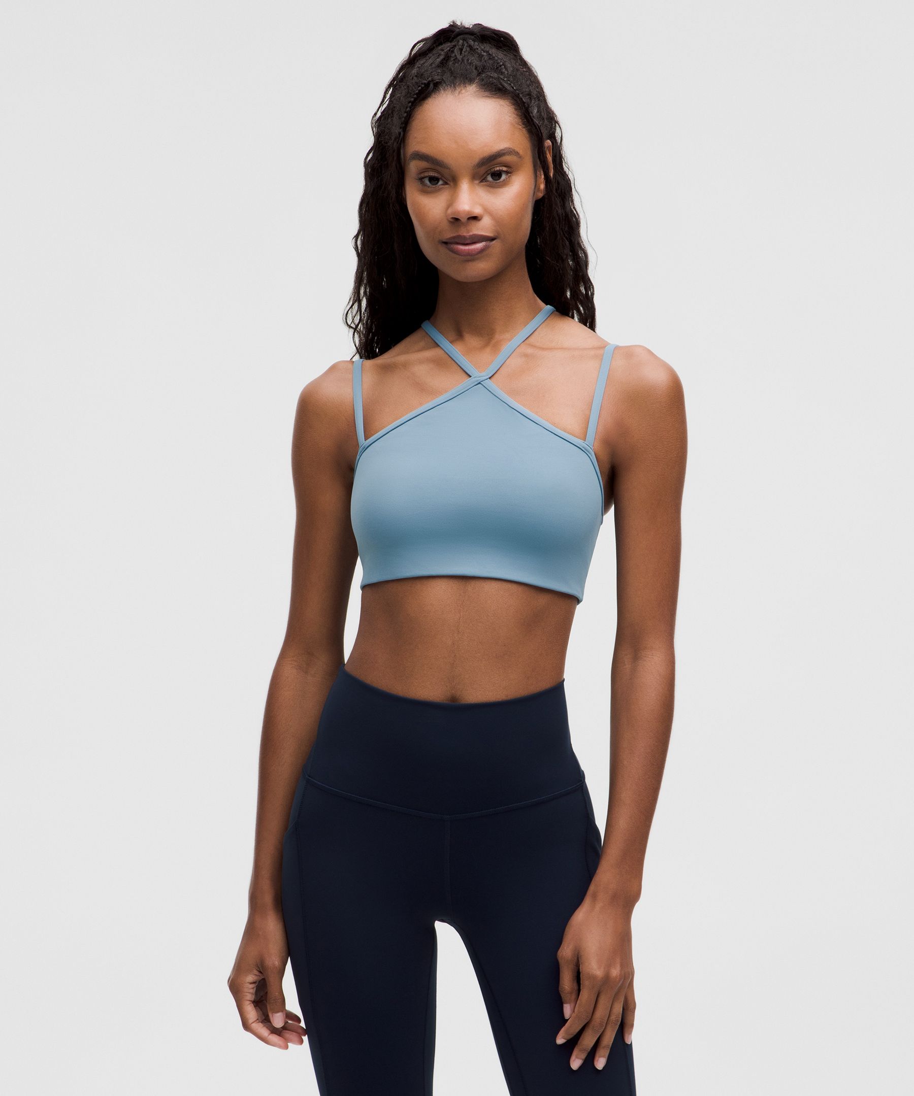 lululemon - Hight neck Flow Y Bra Nulu Light Support on Designer