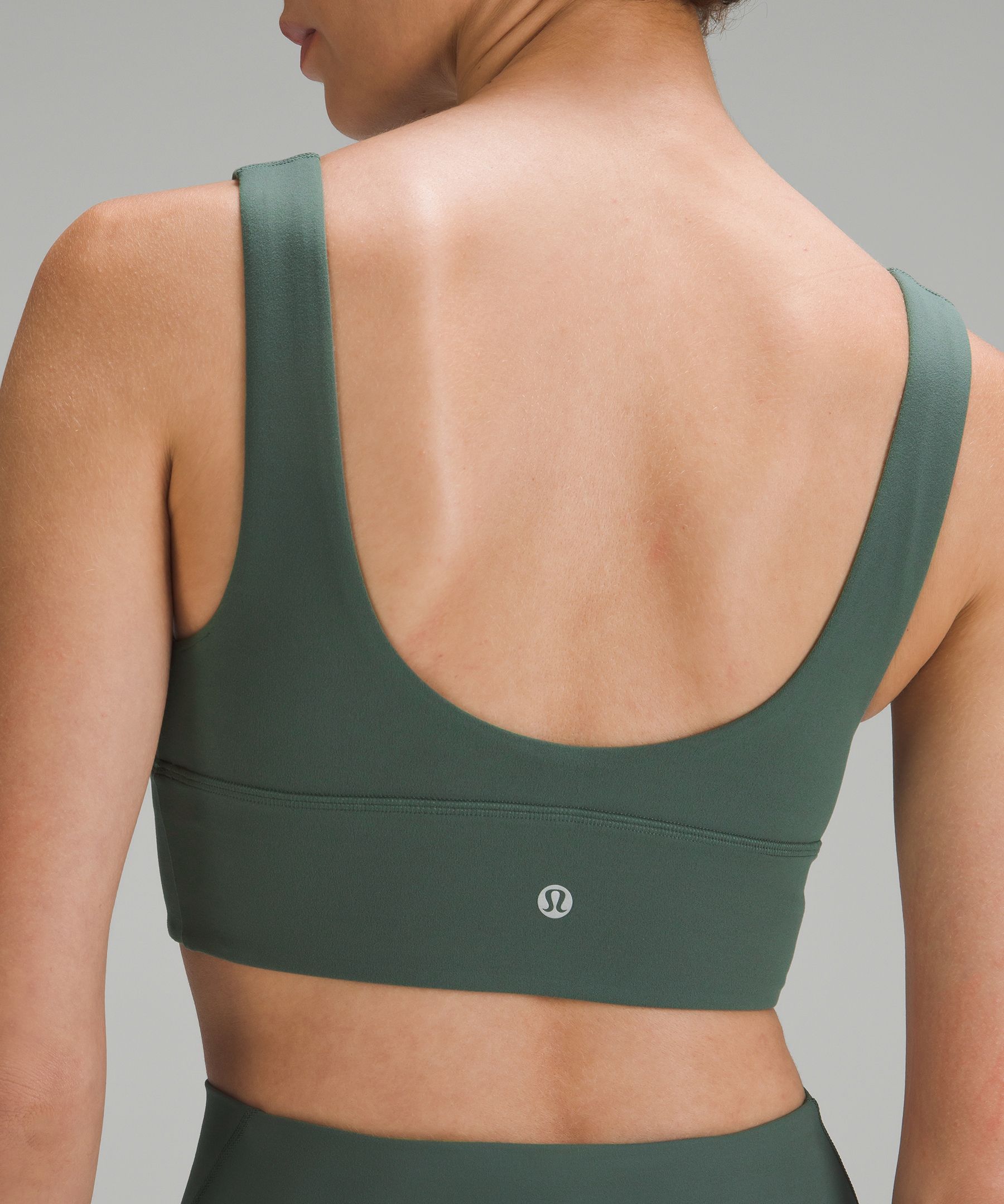 Women's Light Support V-neck Crop Sports Bra - All In Motion™ Green Xs :  Target
