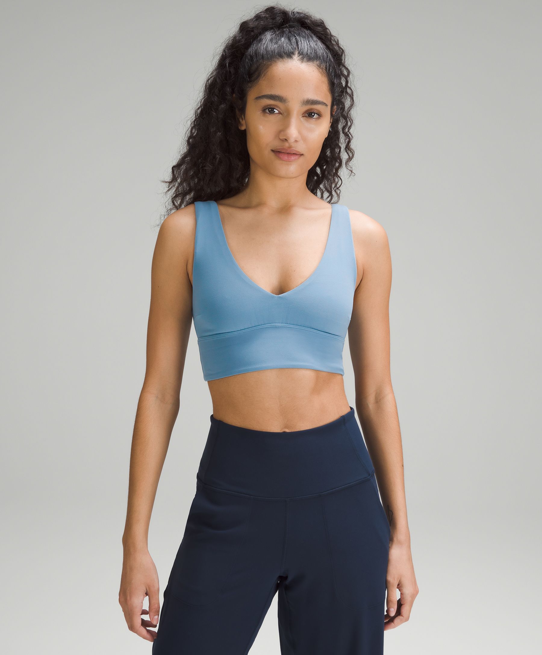 Lululemon Align V-Neck Bra *Light Support, C/D Cup - Dark Lavender