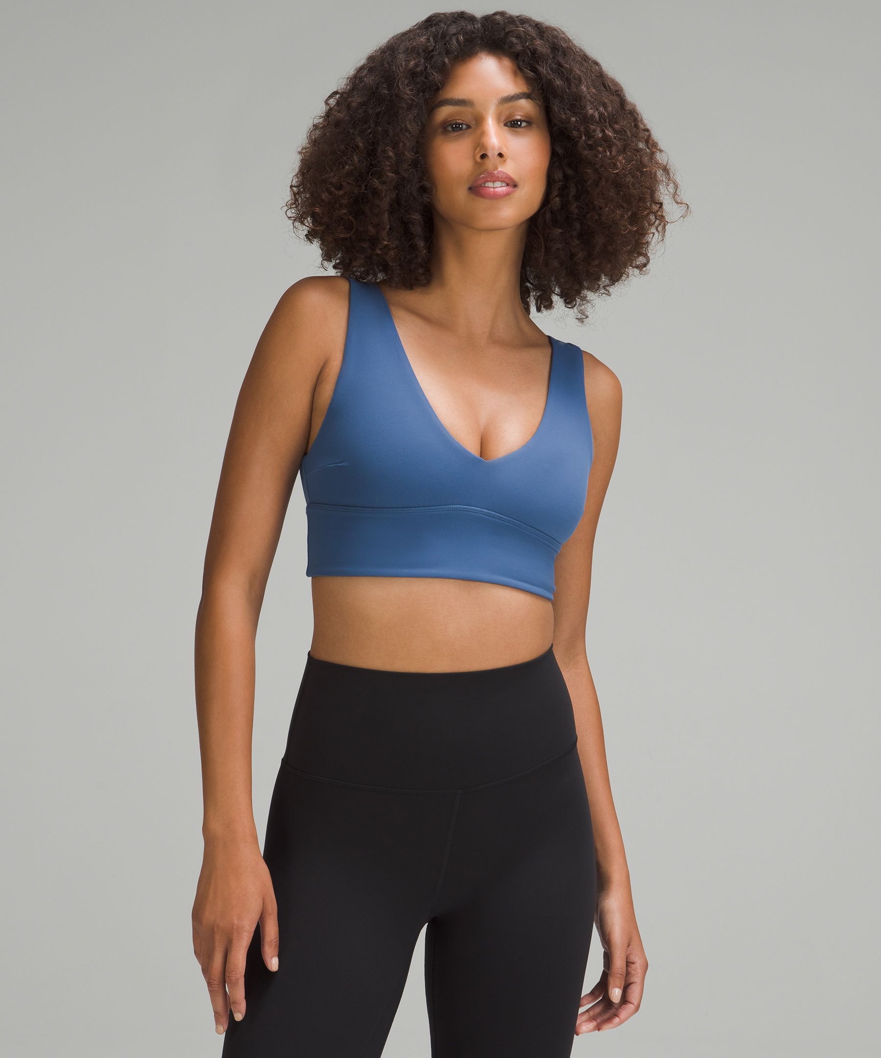 Lululemon Align V-Neck Bra *Light Support, A/B Cup - Pipe Dream