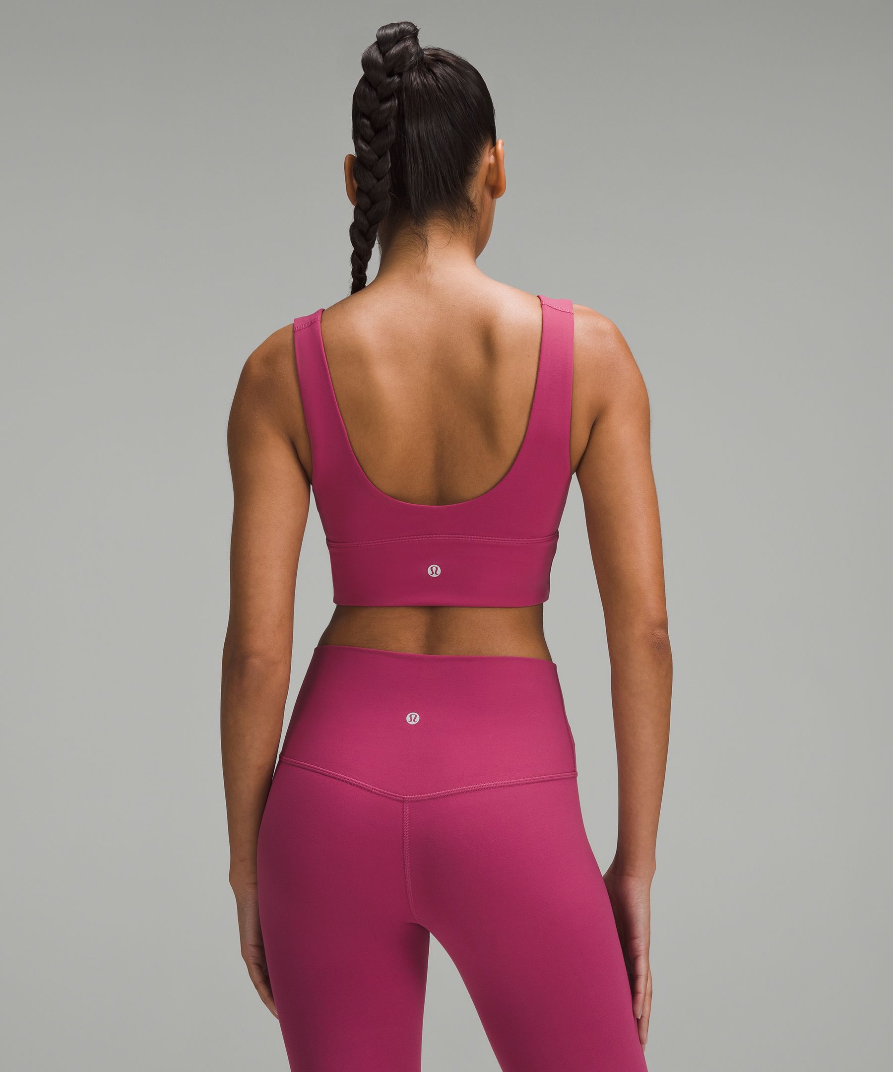 Longline Sports Bra / Dusty Rose