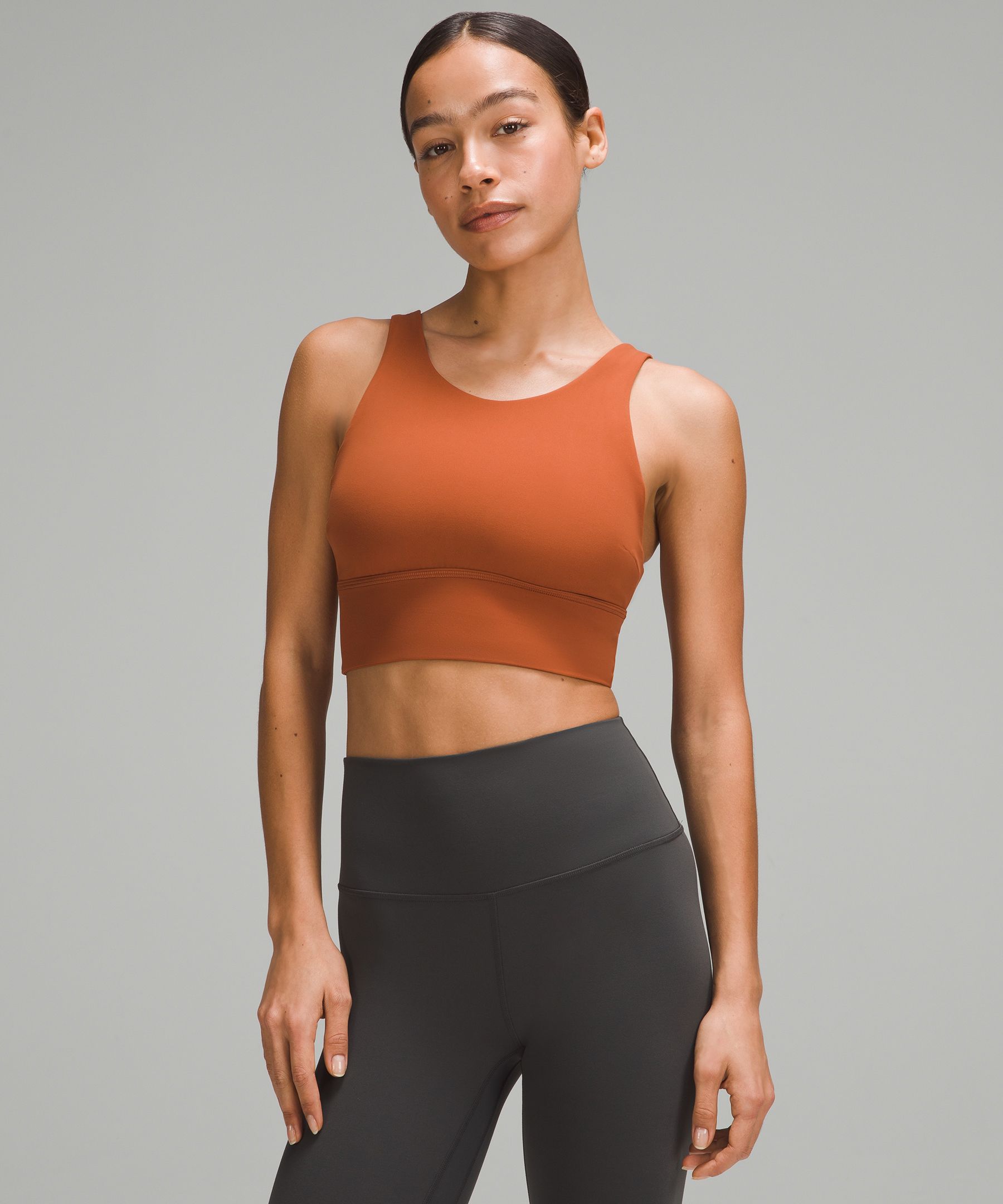 Lululemon Align High-Neck Bra *Light Support, C/D Cup - Espresso