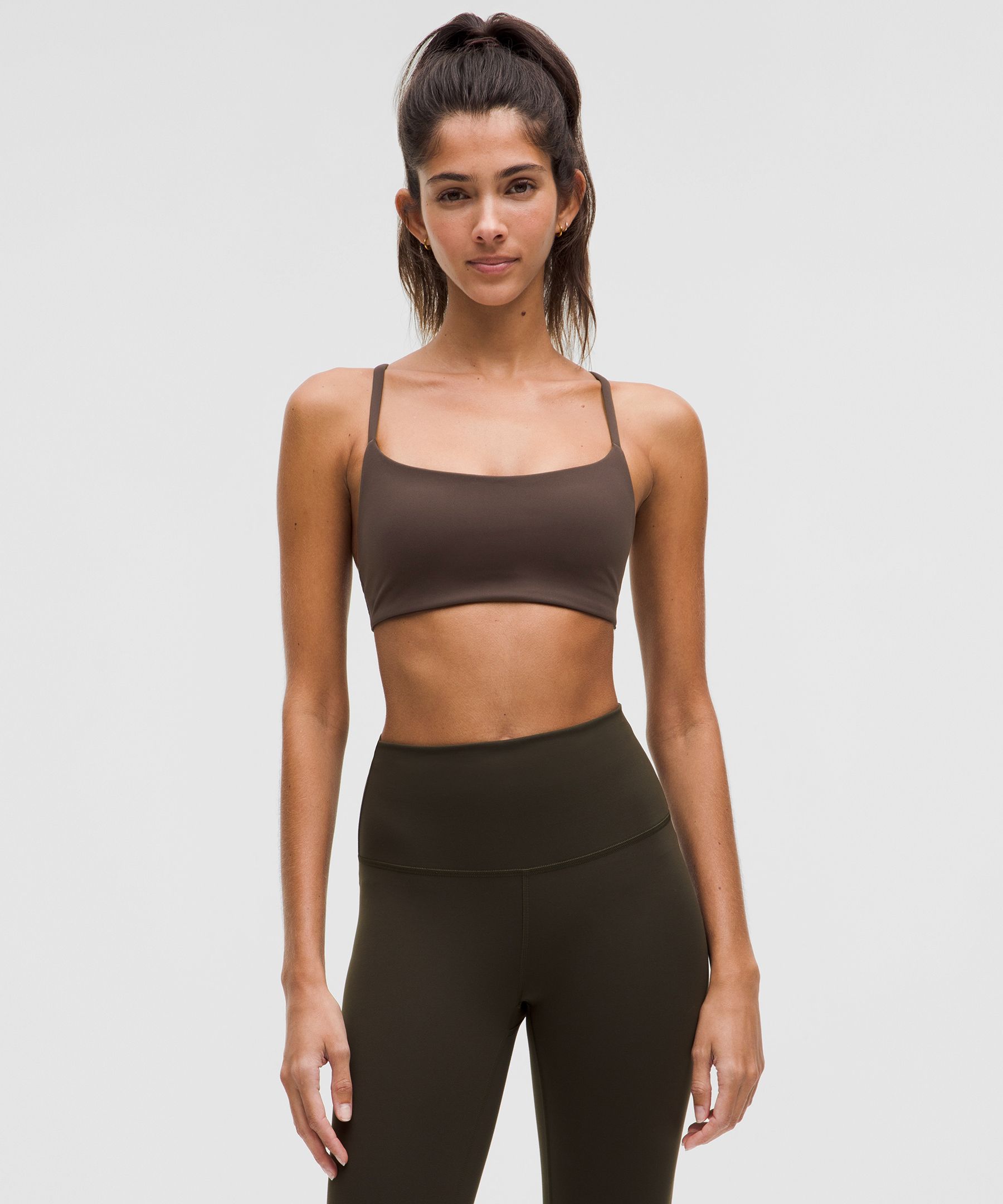 Lululemon Wunder Train Strappy Racer Bra Light Support, A/b Cup