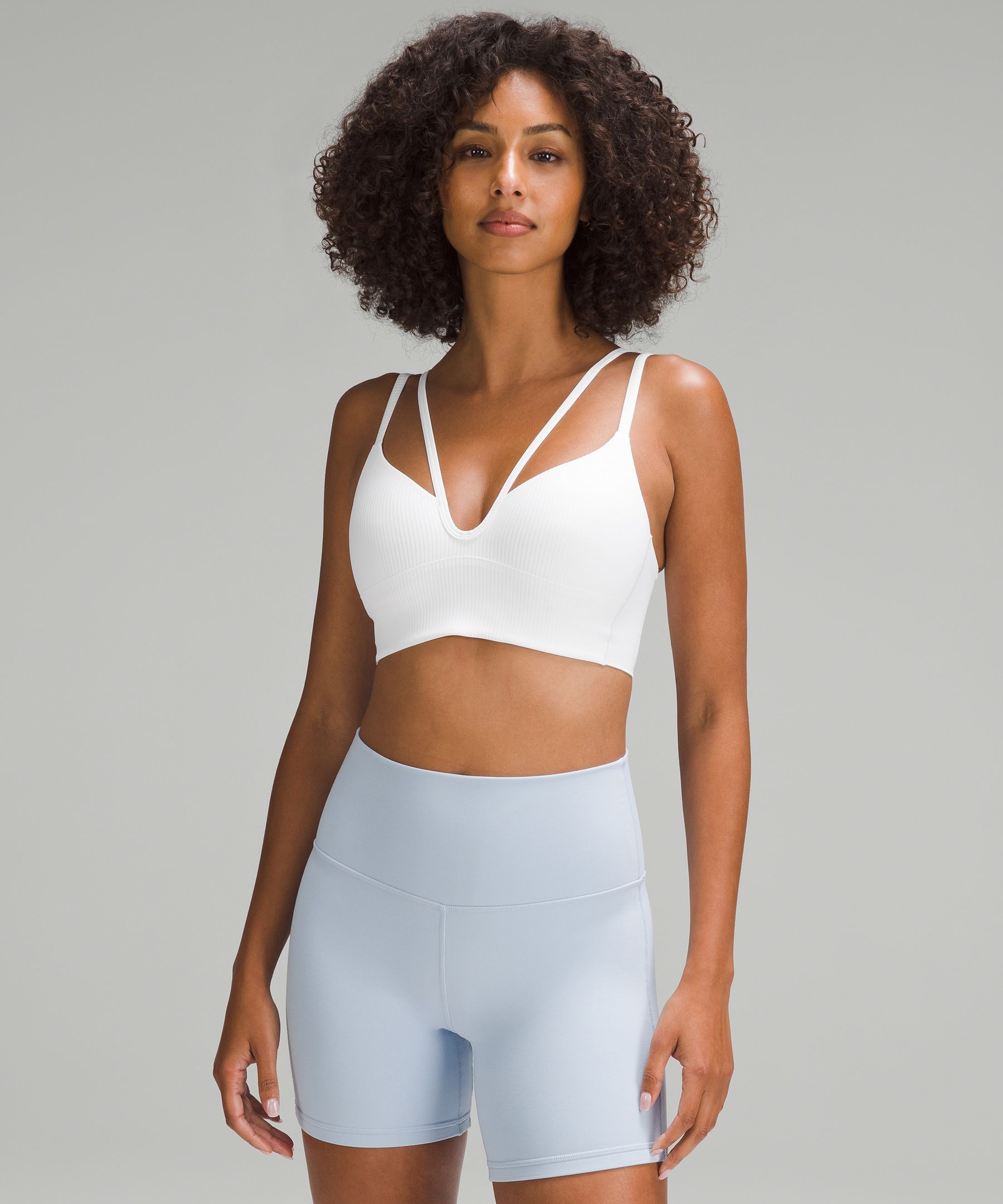 Lululemon Like a Cloud Strappy Longline Ribbed Bra