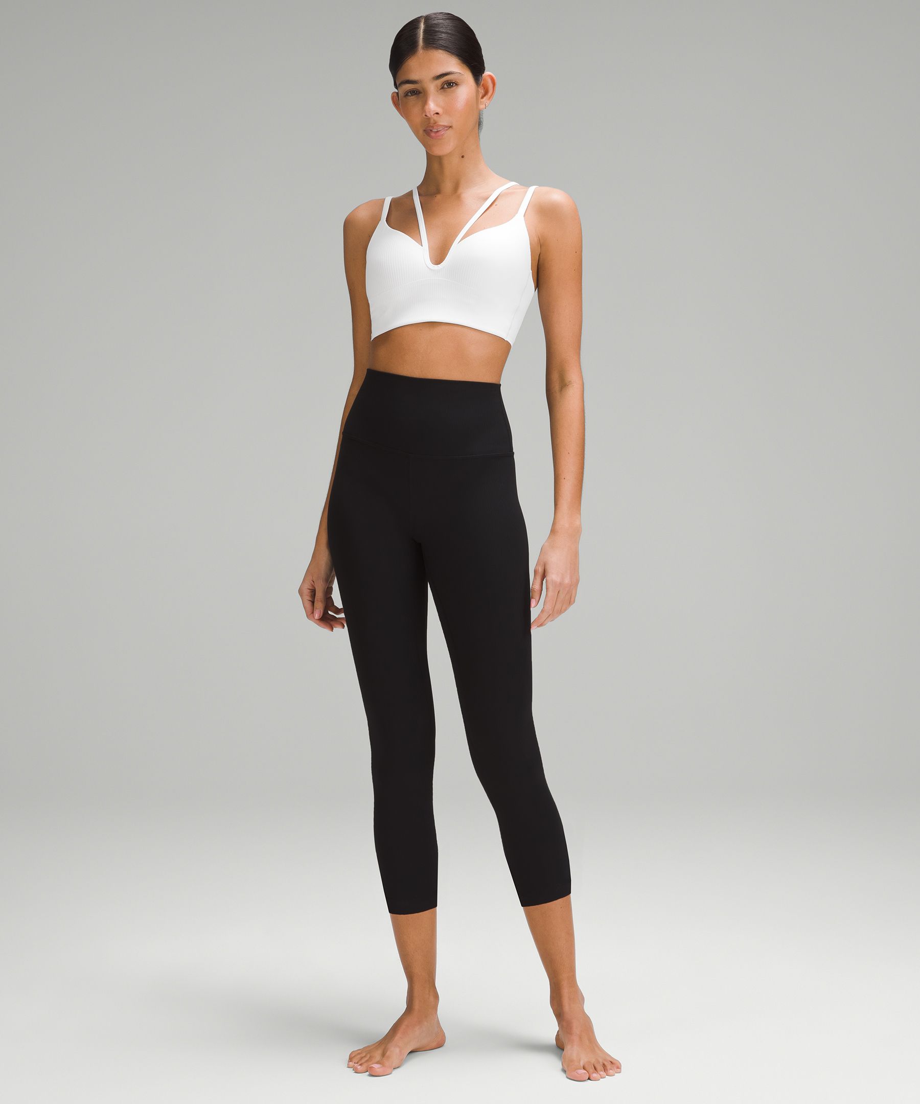 Lululemon athletica Like a Cloud High-Neck Longline Ribbed Bra