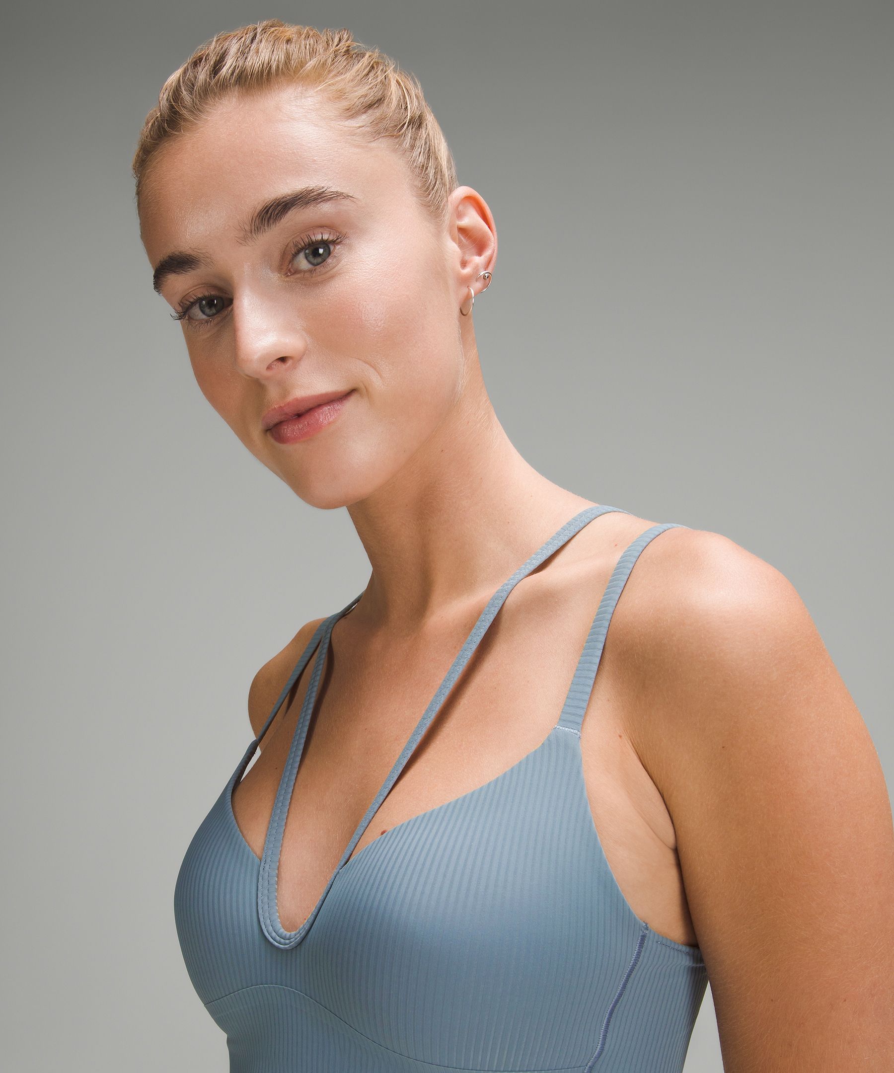 Like a Cloud Strappy Longline Ribbed Bra *Light Support, B/C Cup