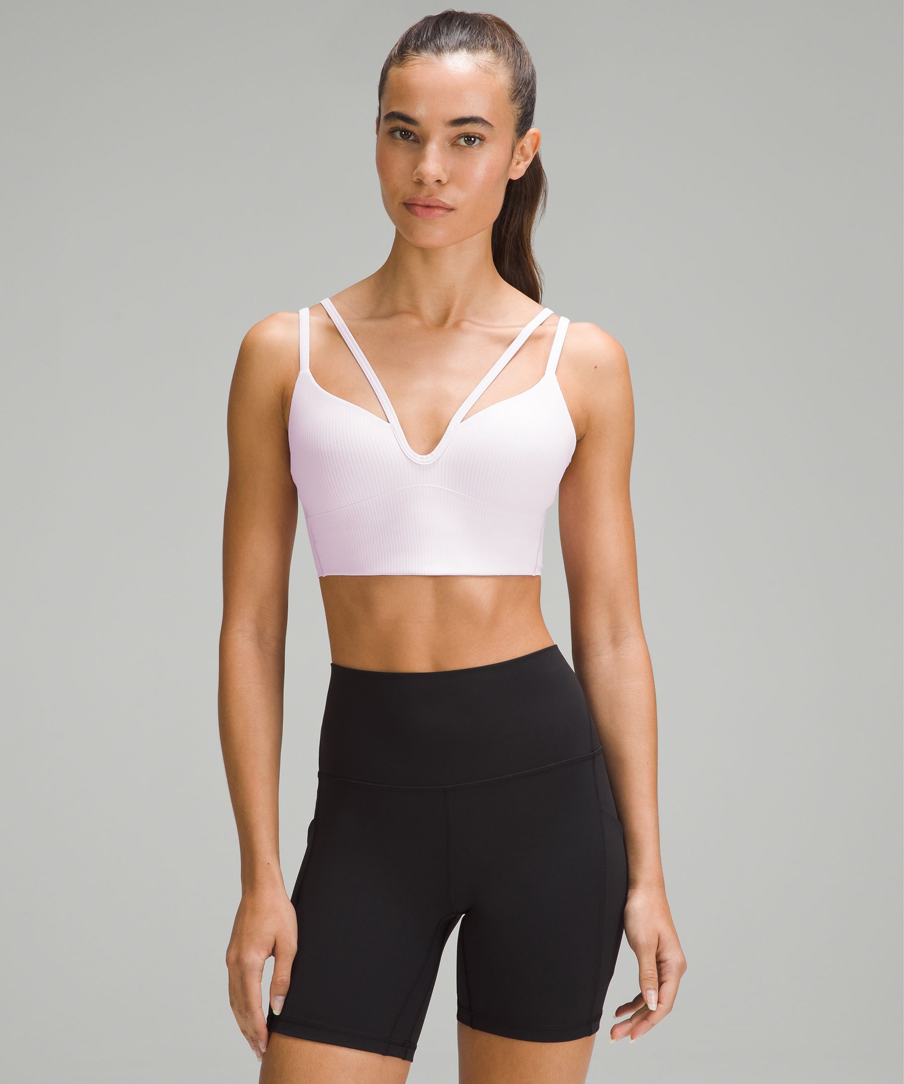 lululemon LIKE A CLOUD LONGLINE RIBBED B/C CUP - Sport-BH mit