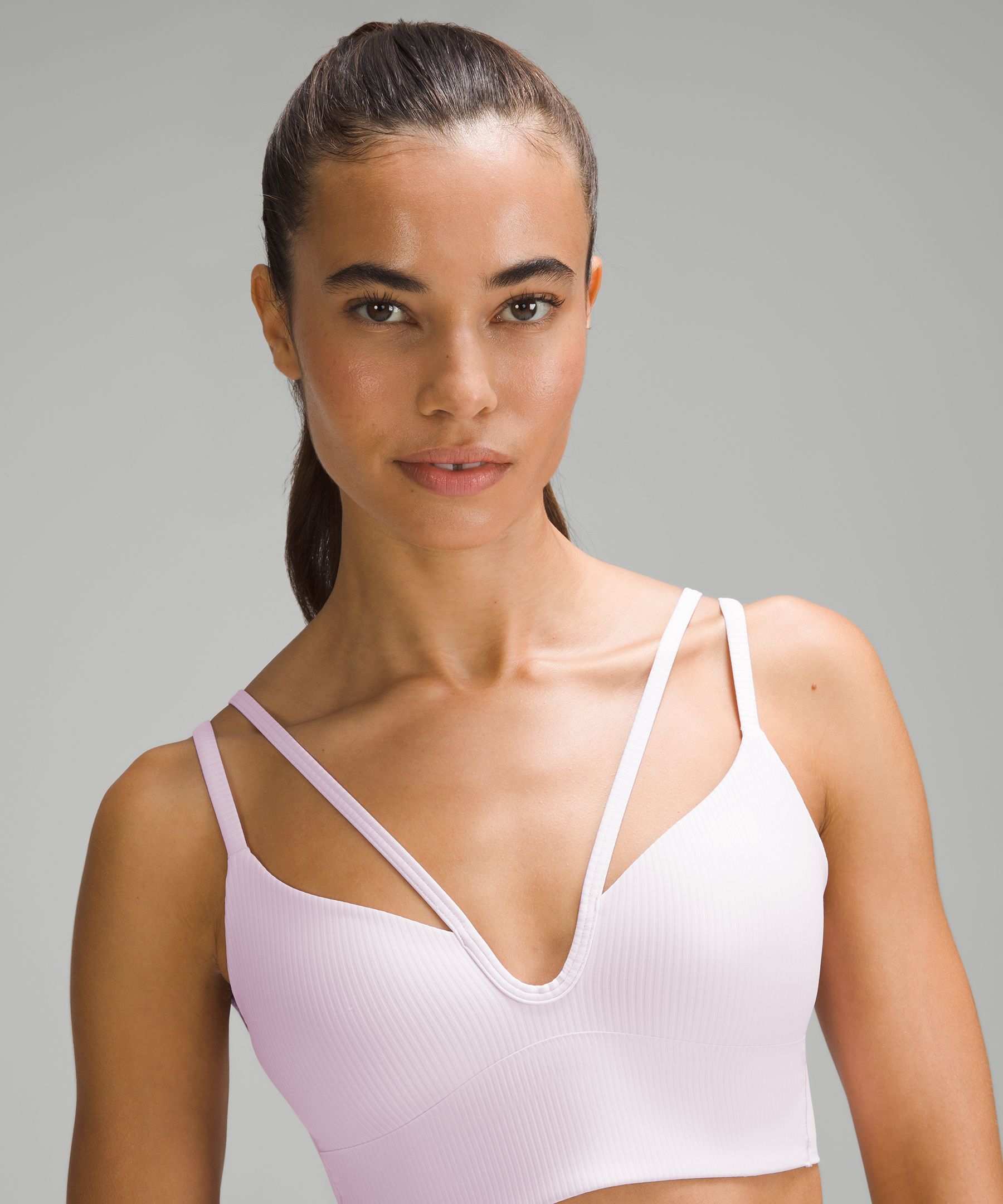 Lululemon athletica Like a Cloud Ribbed Longline Bra *Light Support, B/C  Cup, Women's Bras