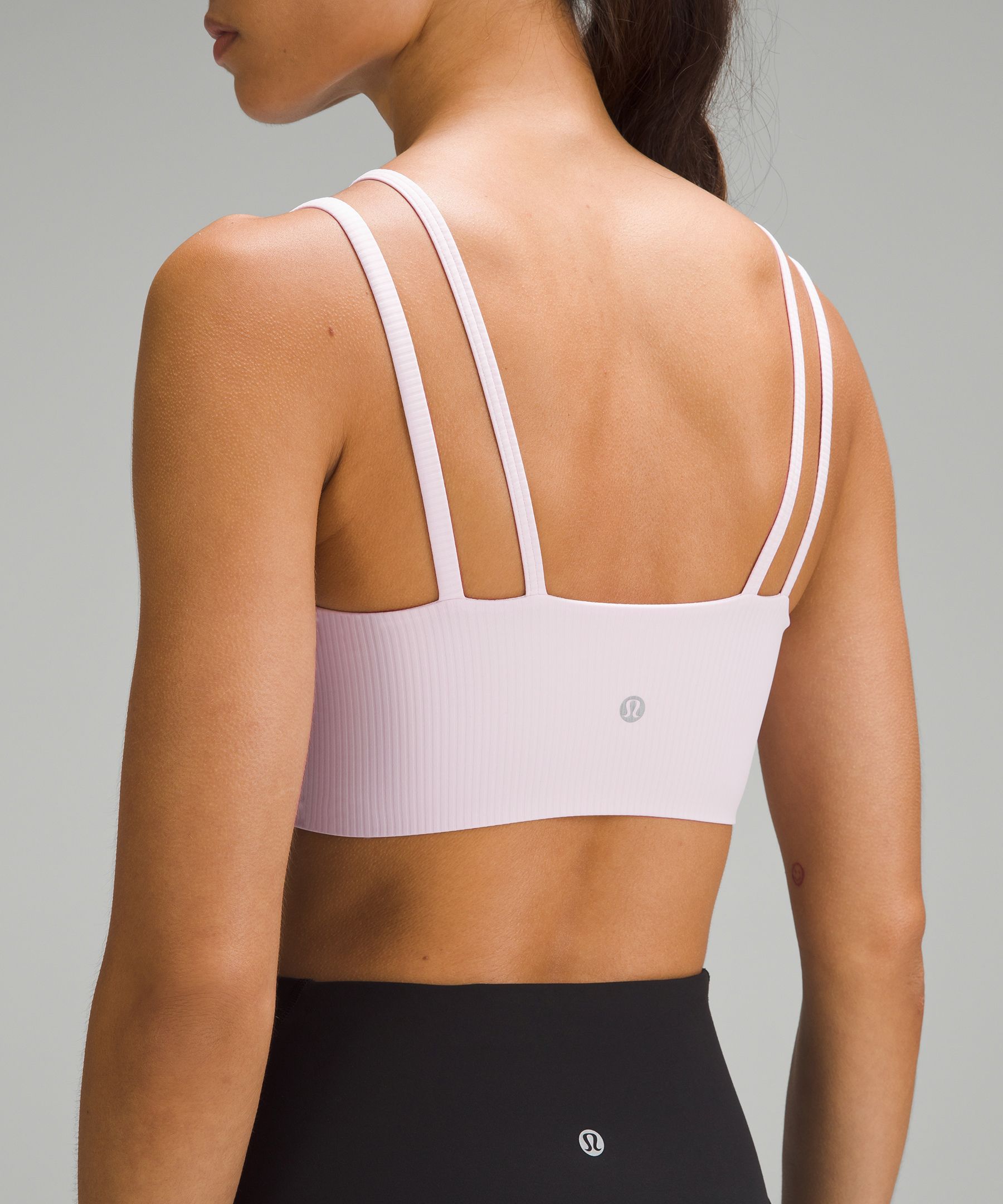 Like a Cloud Strappy Longline Ribbed Bra *Light Support, B/C Cup, Women's  Bras