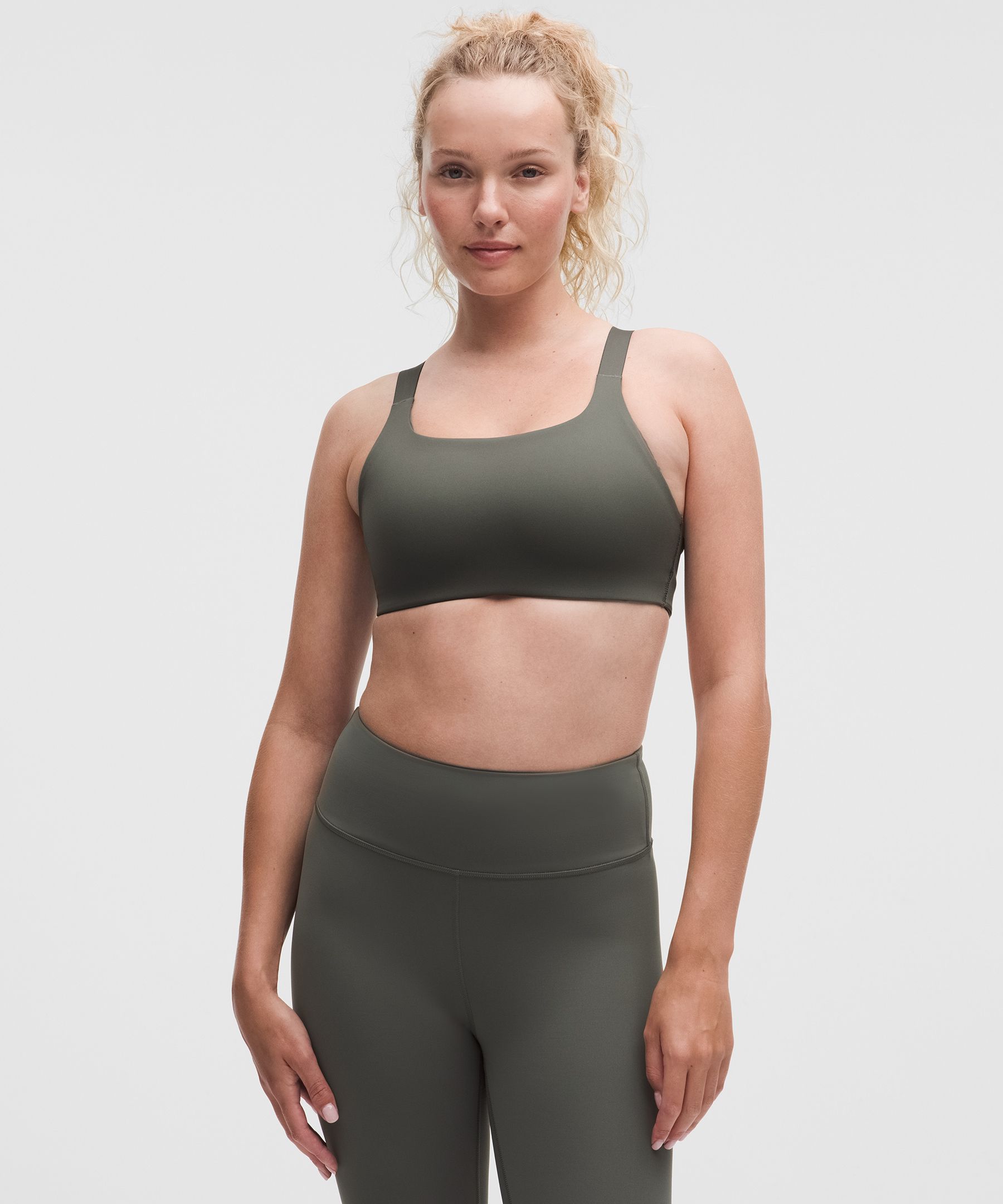 Ultralu Square-Neck Workout Bra 