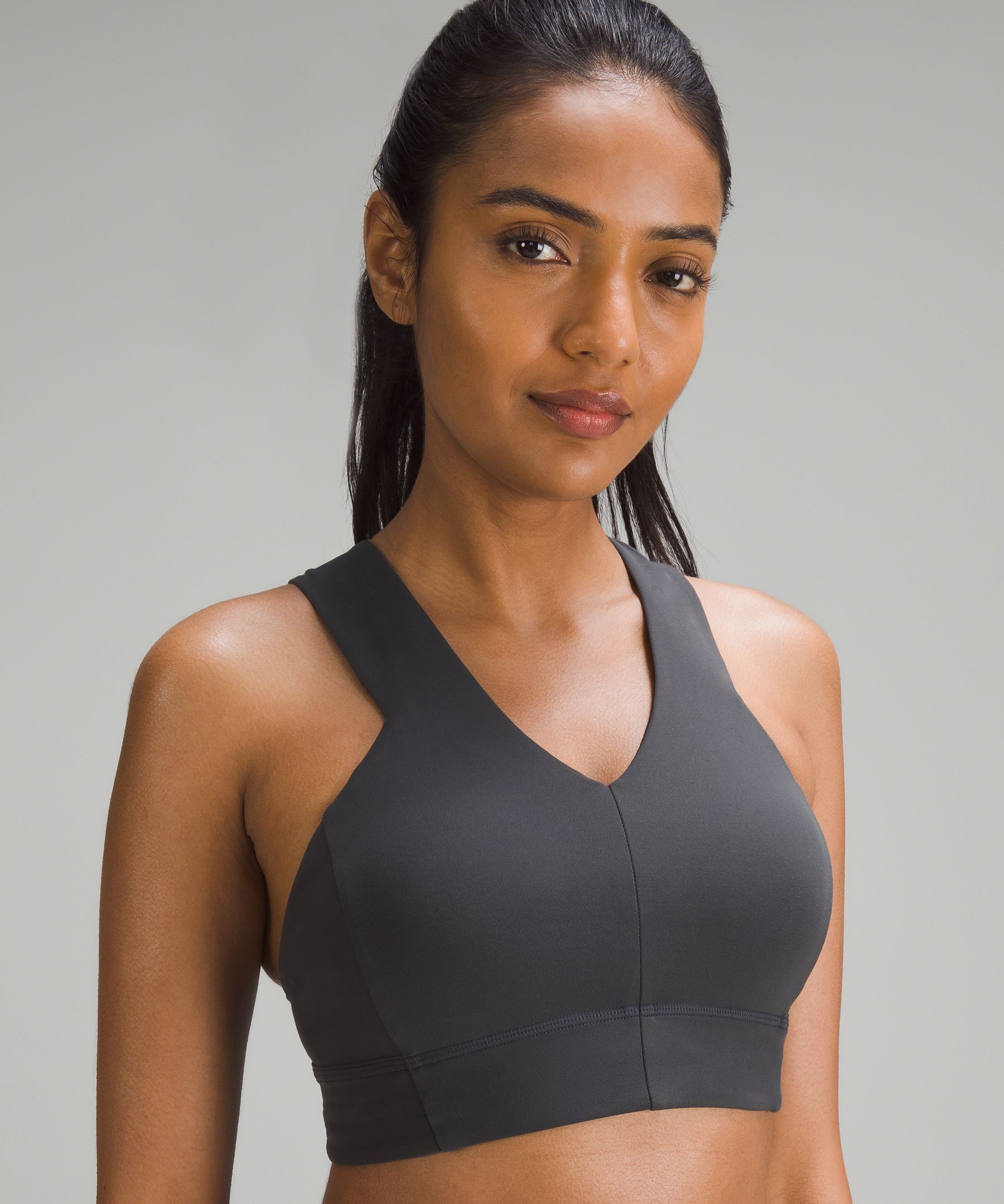 Lululemon lab Embossed Nulu Cross-Back Yoga Bra