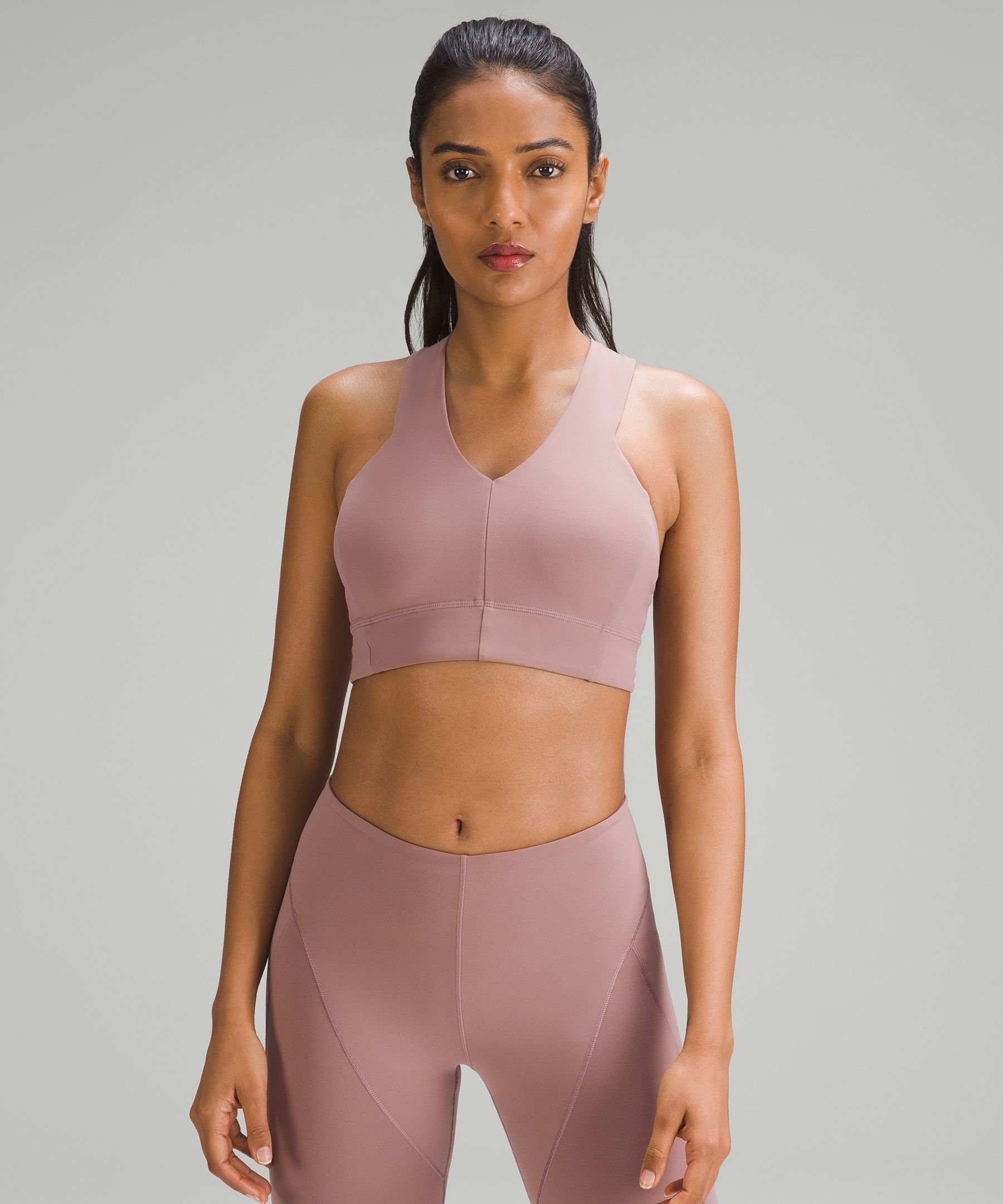 Lululemon Pink cross back nulu yoga Lulu tank Size 6 - $41 - From Katelynn