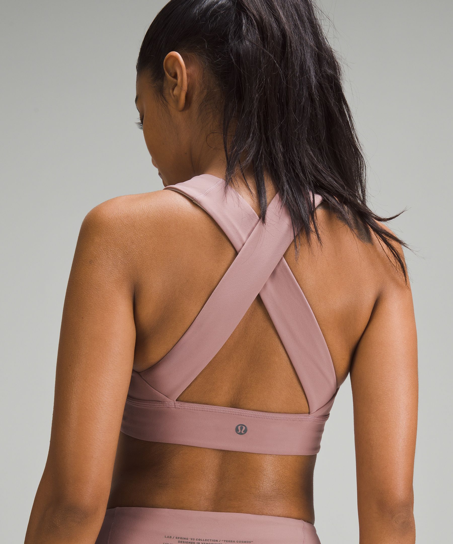 Lululemon lab Embossed Nulu Cross-Back Yoga Bra