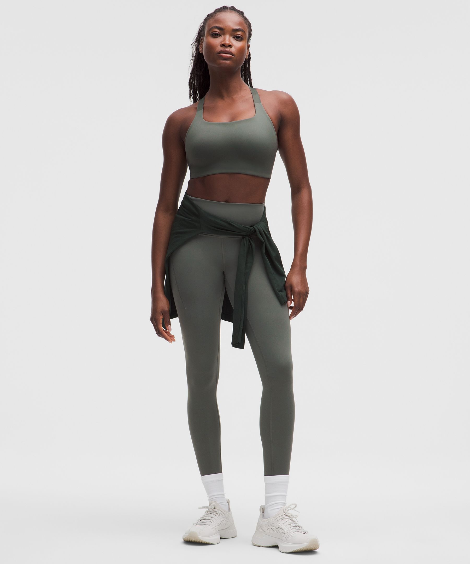 Ultralu Square-Neck Workout Bra *Medium Support, D/DD Cup