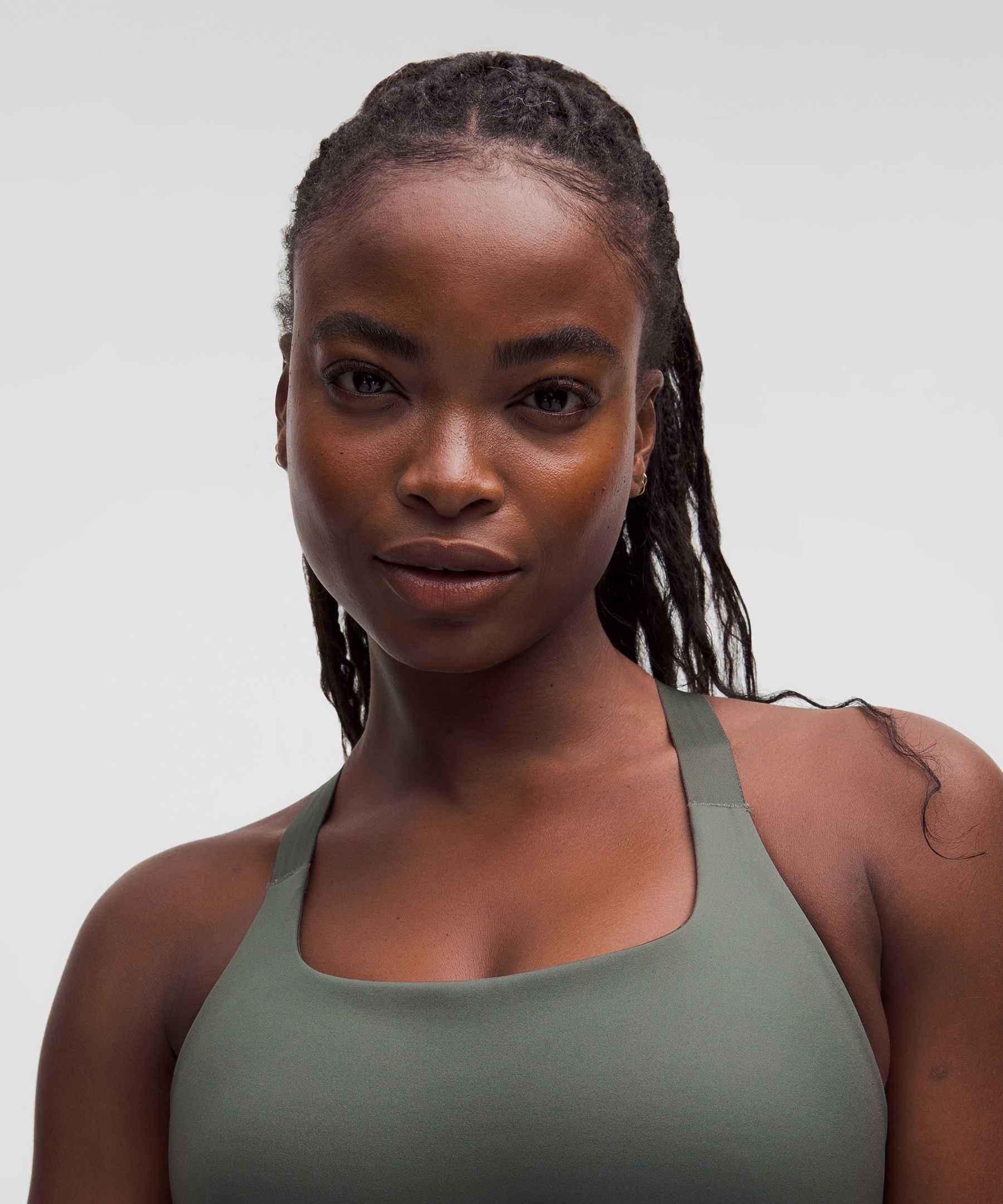 Ultralu Square-Neck Workout Bra *Medium Support, D/DD Cup