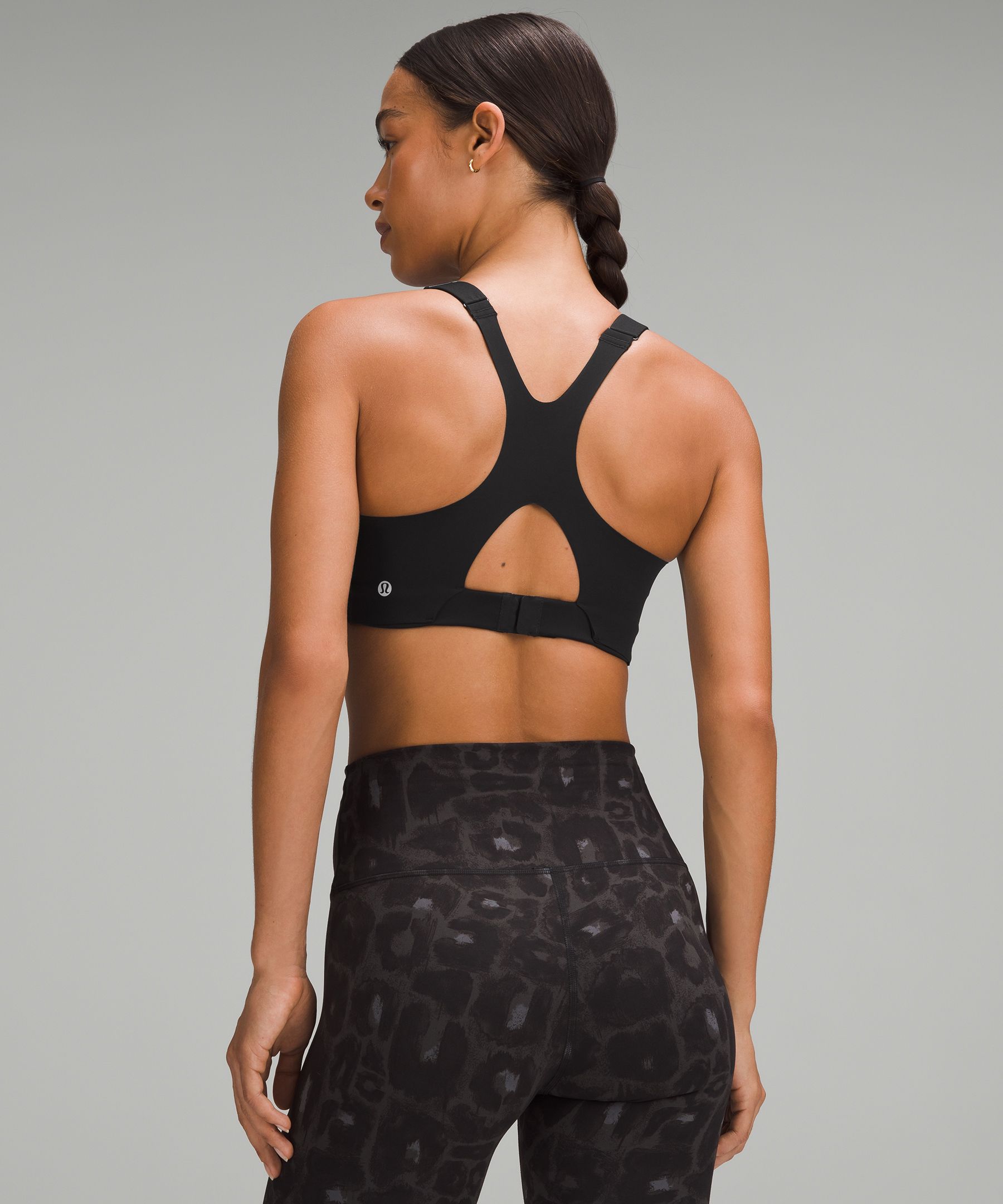 Shop Lululemon Ultralu Square-neck Workout Bra Medium Support, D/dd Cup