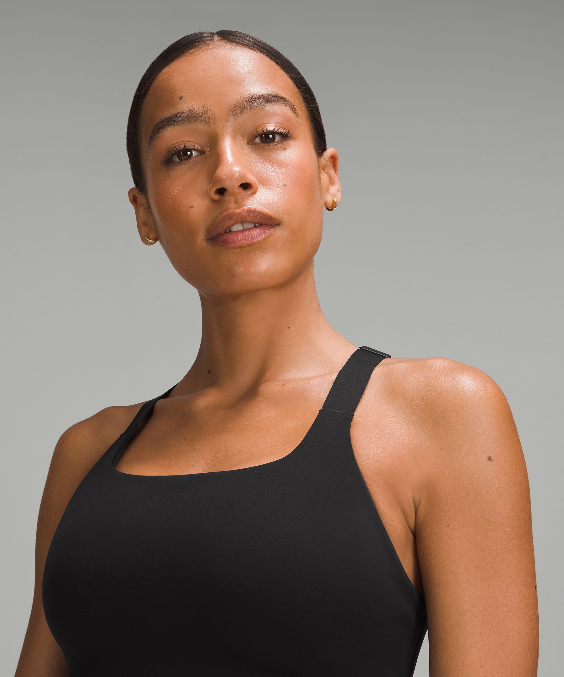 Shop Lululemon Ultralu Square-neck Workout Bra Medium Support, D/dd Cup