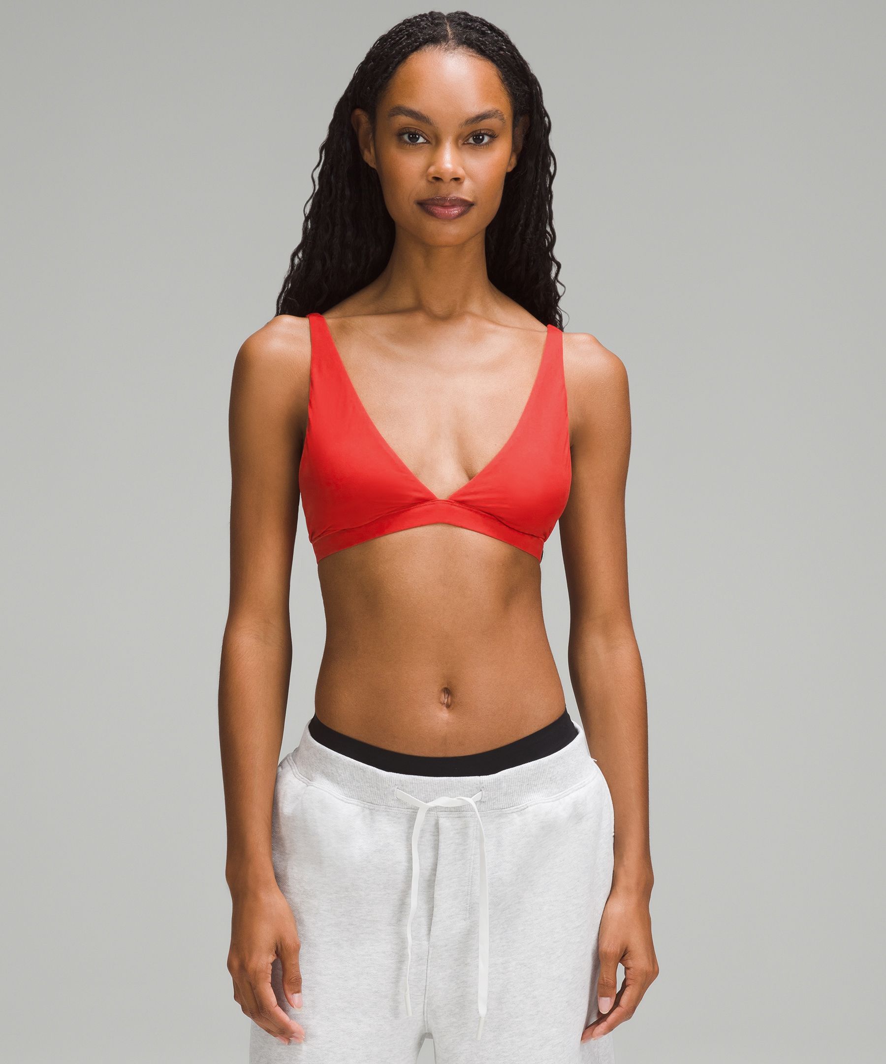 Lululemon Wundermost Ultra-soft Nulu Triangle Bralette A-d Cups