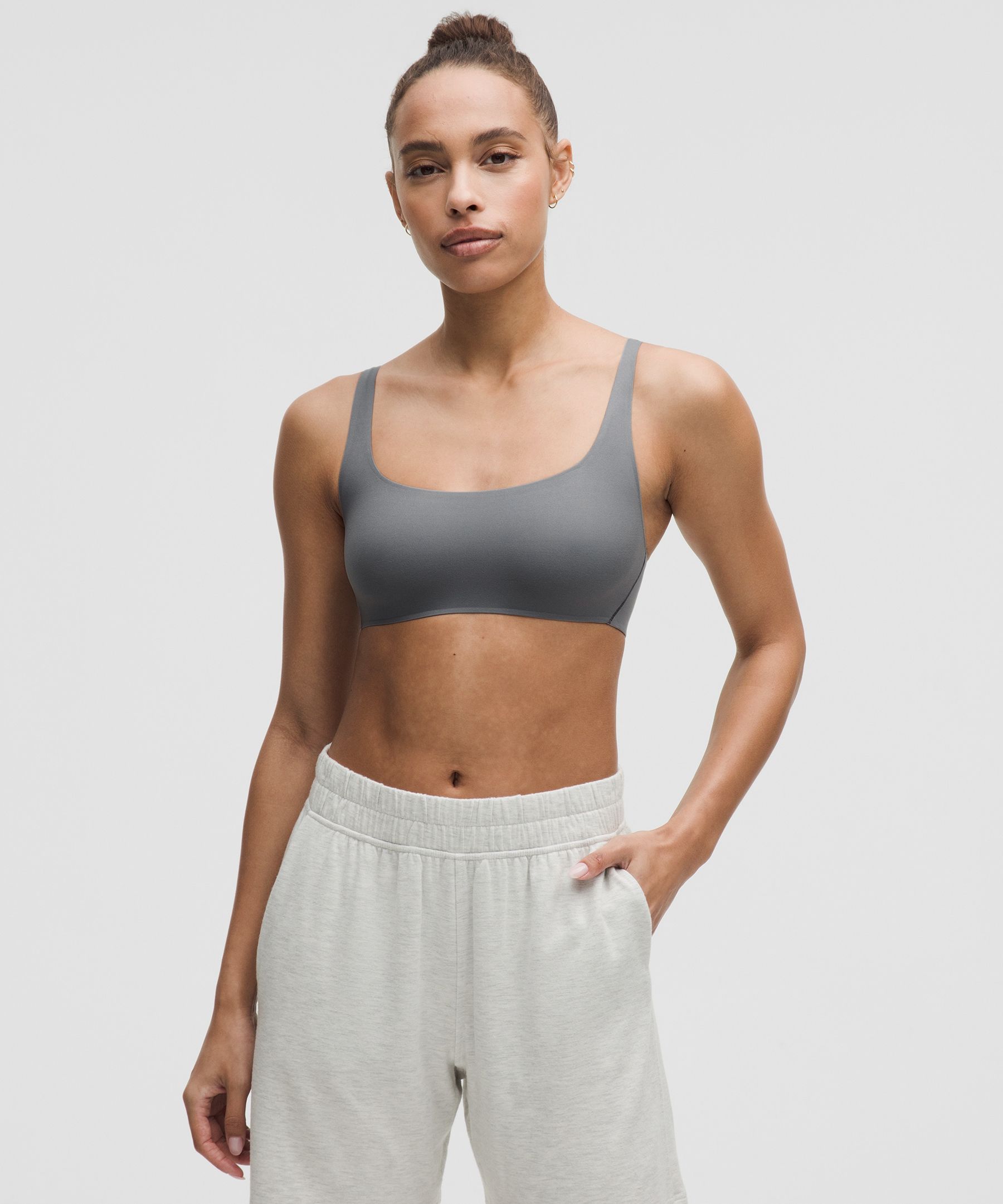 Wundermost Ultra-Soft Nulu Scoop-Neck Bralette A-D Cups