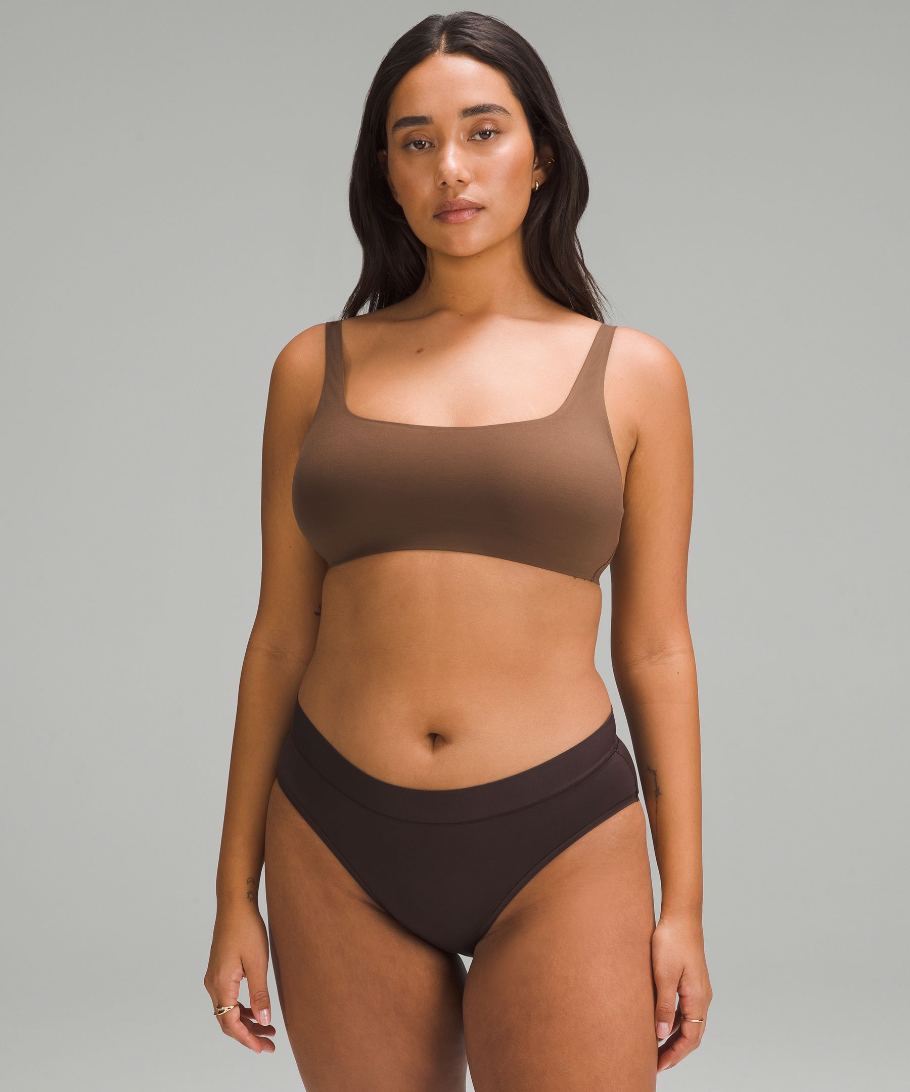 Lululemon athletica Wundermost Ultra-Soft Nulu Triangle Bralette A–D Cups, Women's Underwear