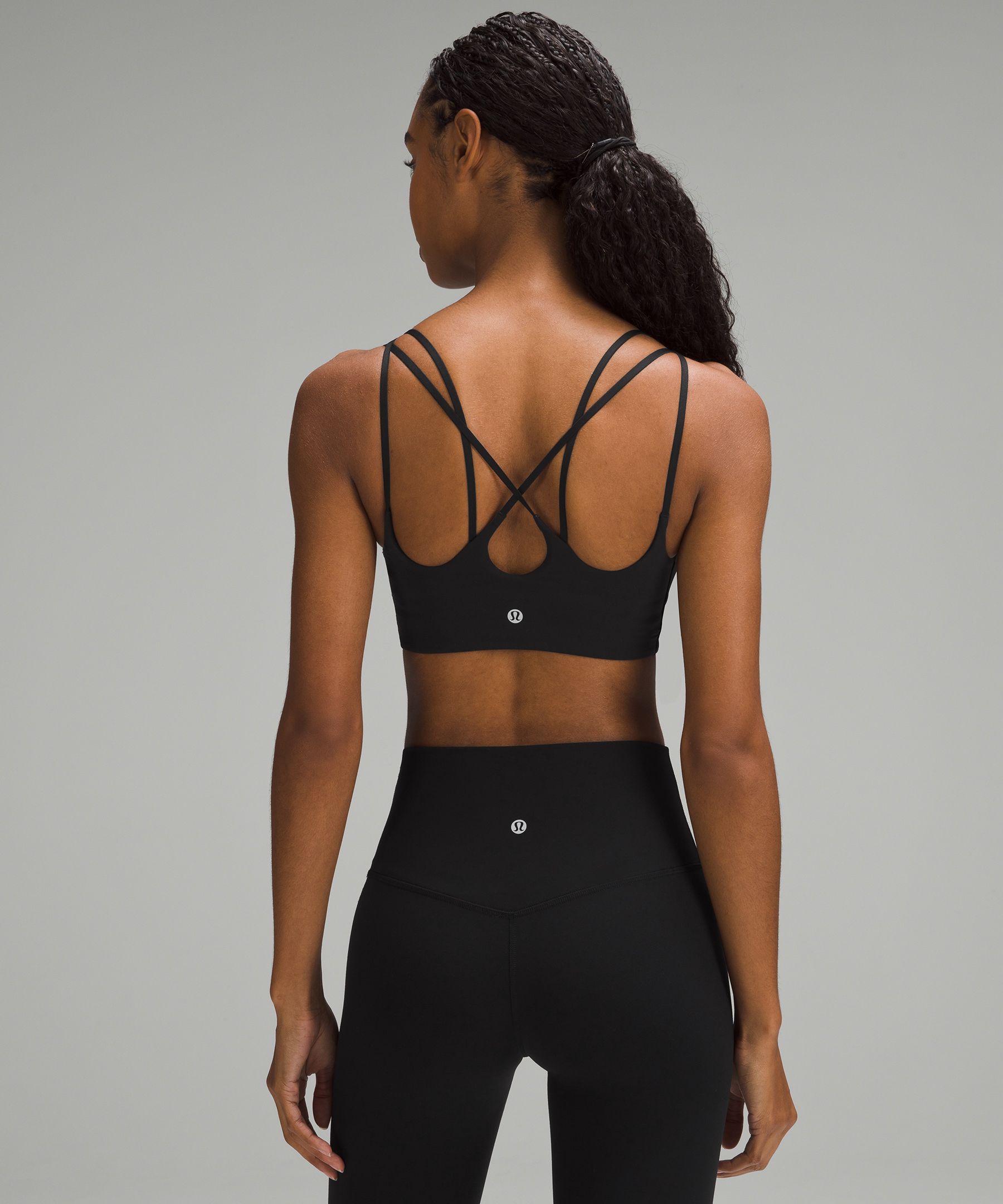 Lululemon Black Strappy Back Sports Bra Size 6 - $24 (53% Off Retail) -  From Abbi