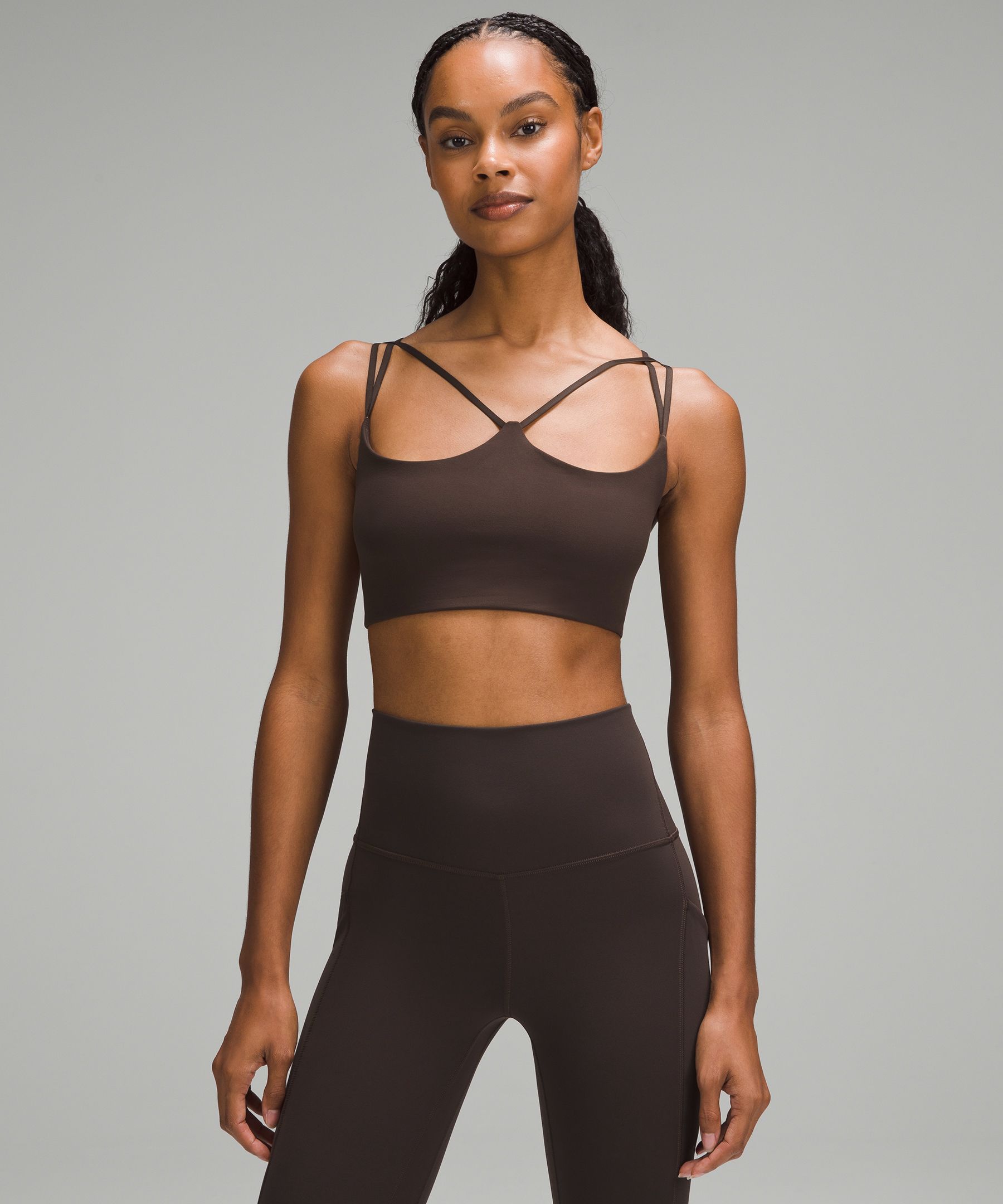 Womens Yoga Align Sports Bra With Double Sided Sanding, Tight Fitting And  Thin Belt, Featuring Beautiful Back And Sling Design Lightweight And  Underweight 327g From Uikta, $34.99