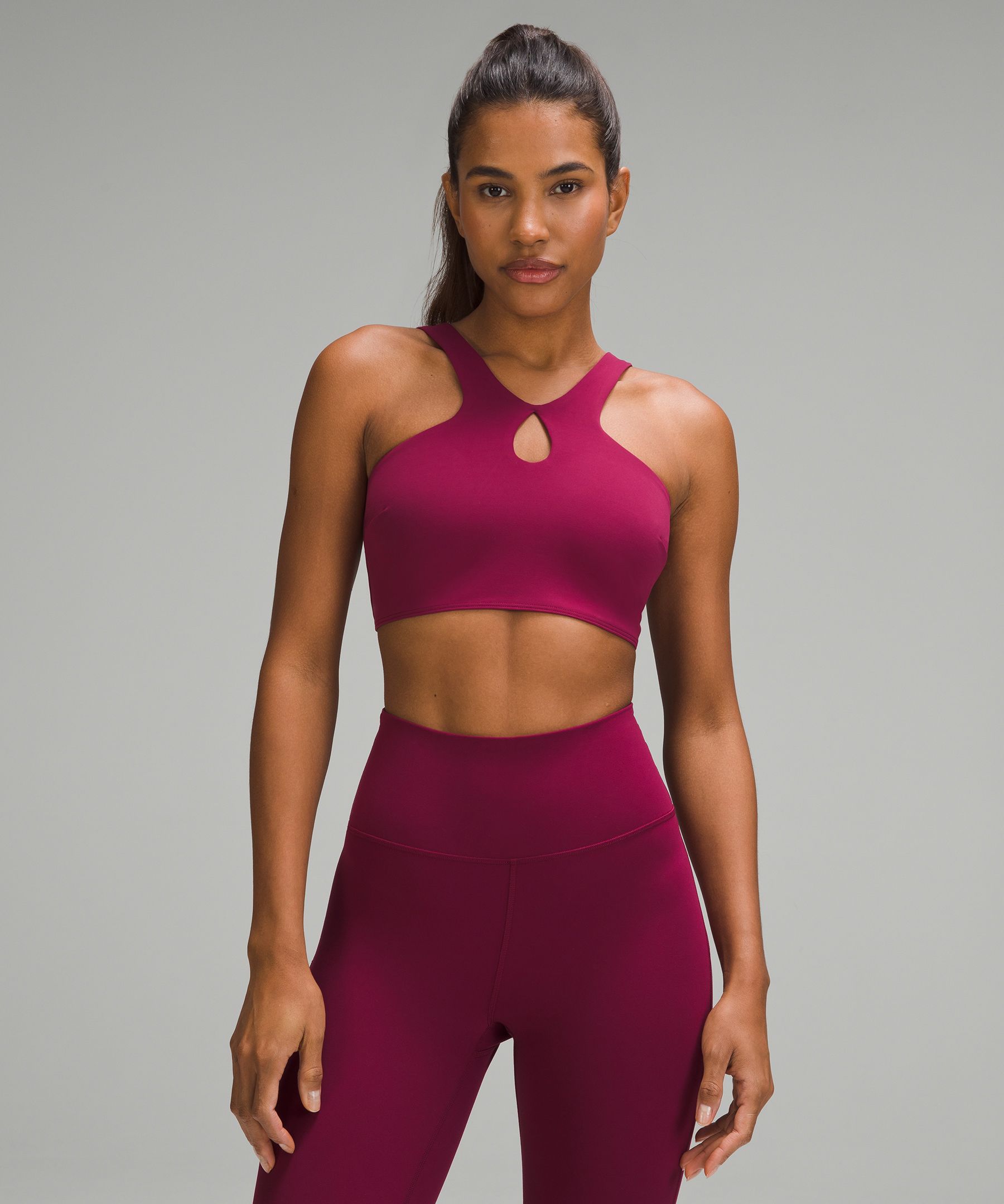 Lululemon SmoothCover Front Cut-Out Yoga Bra