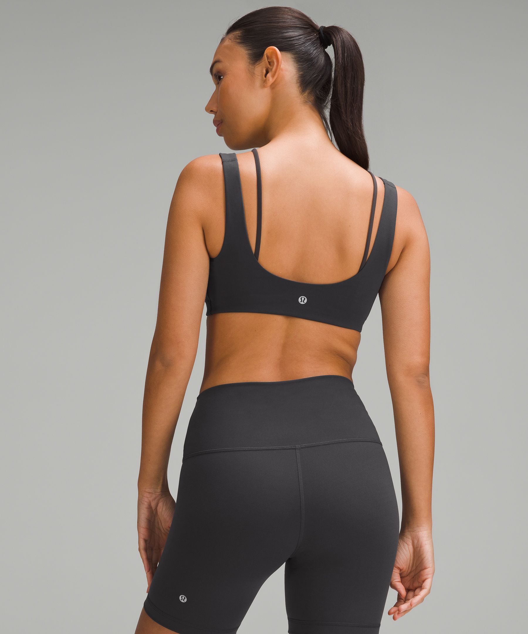 Shop Lululemon Everlux Front Cut-out Train Bra Light Support, B/c Cup