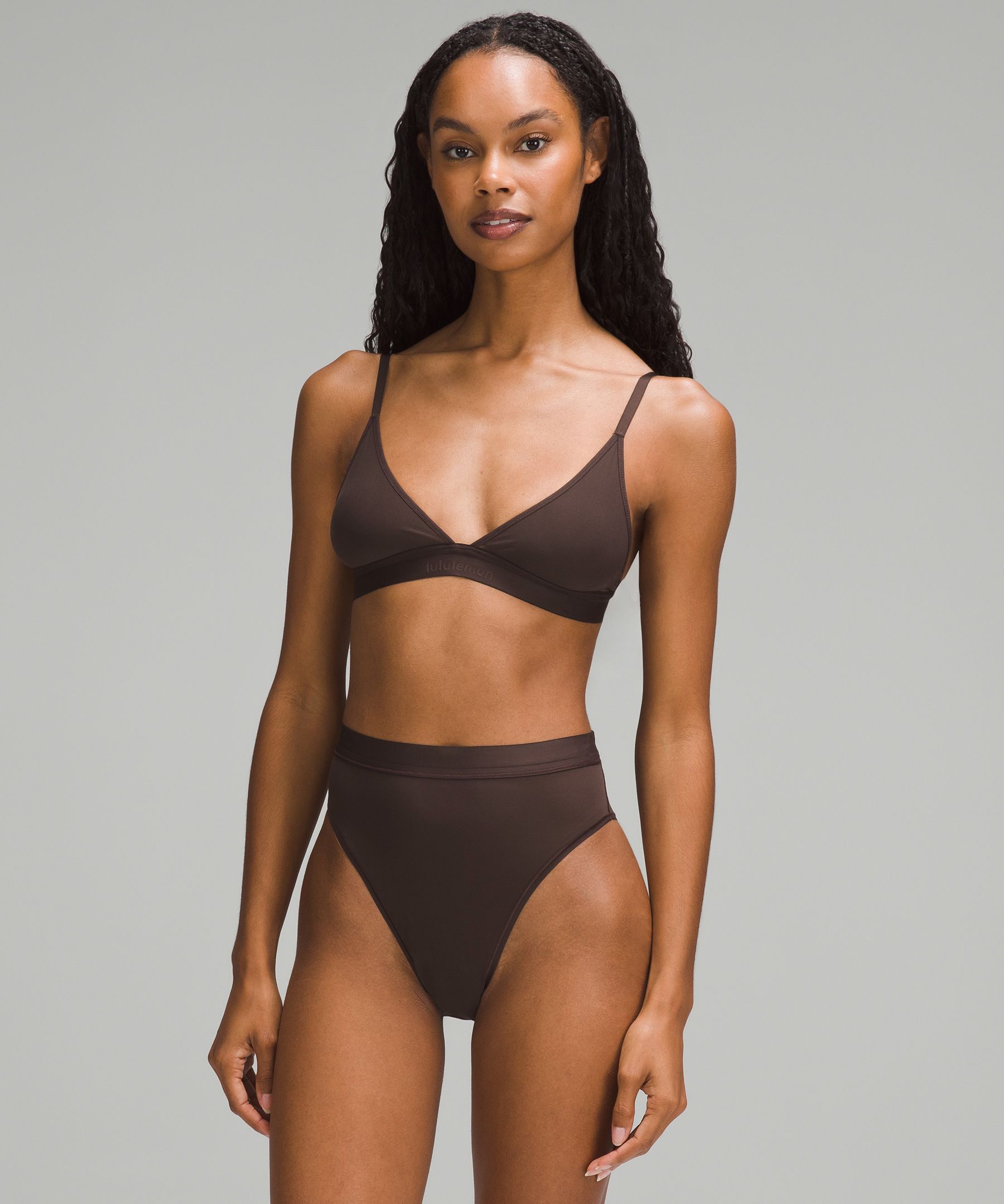 Nulu Mesh Logo Triangle Bralette *A/B Cup