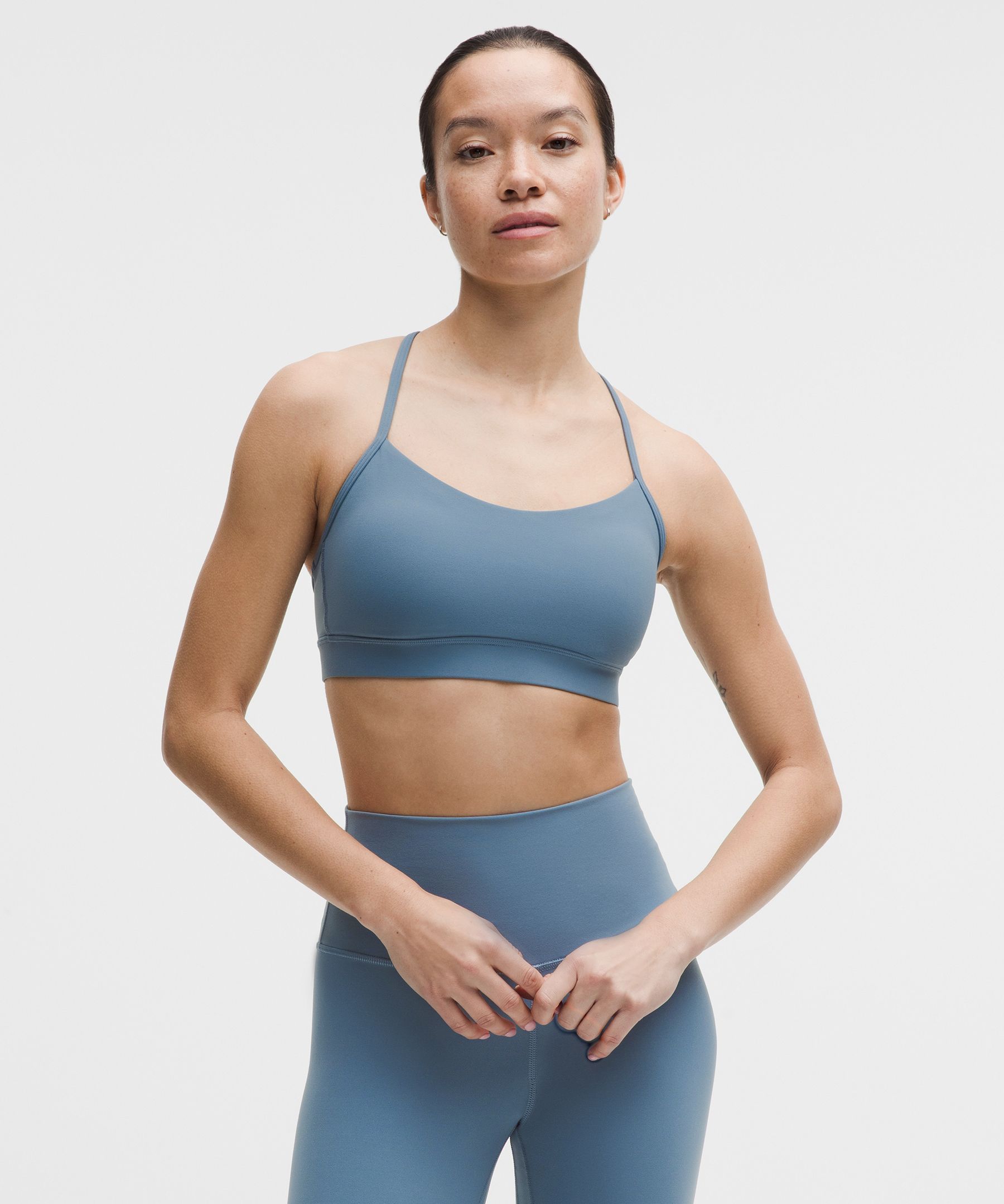 ルルレモン Energy ハイネック ロングラインブラ *ミディアムサポート