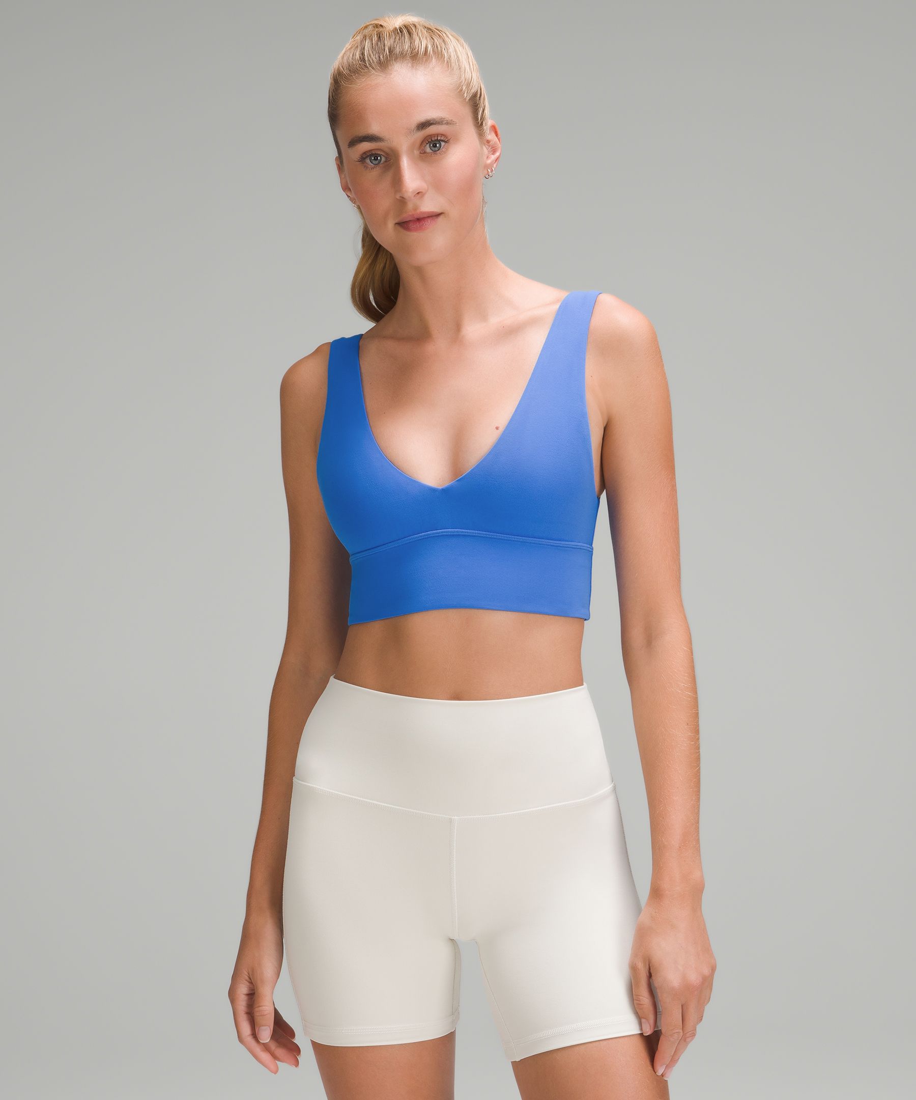 lululemon athletica Align V-neck Sports Bra Light Support in Green