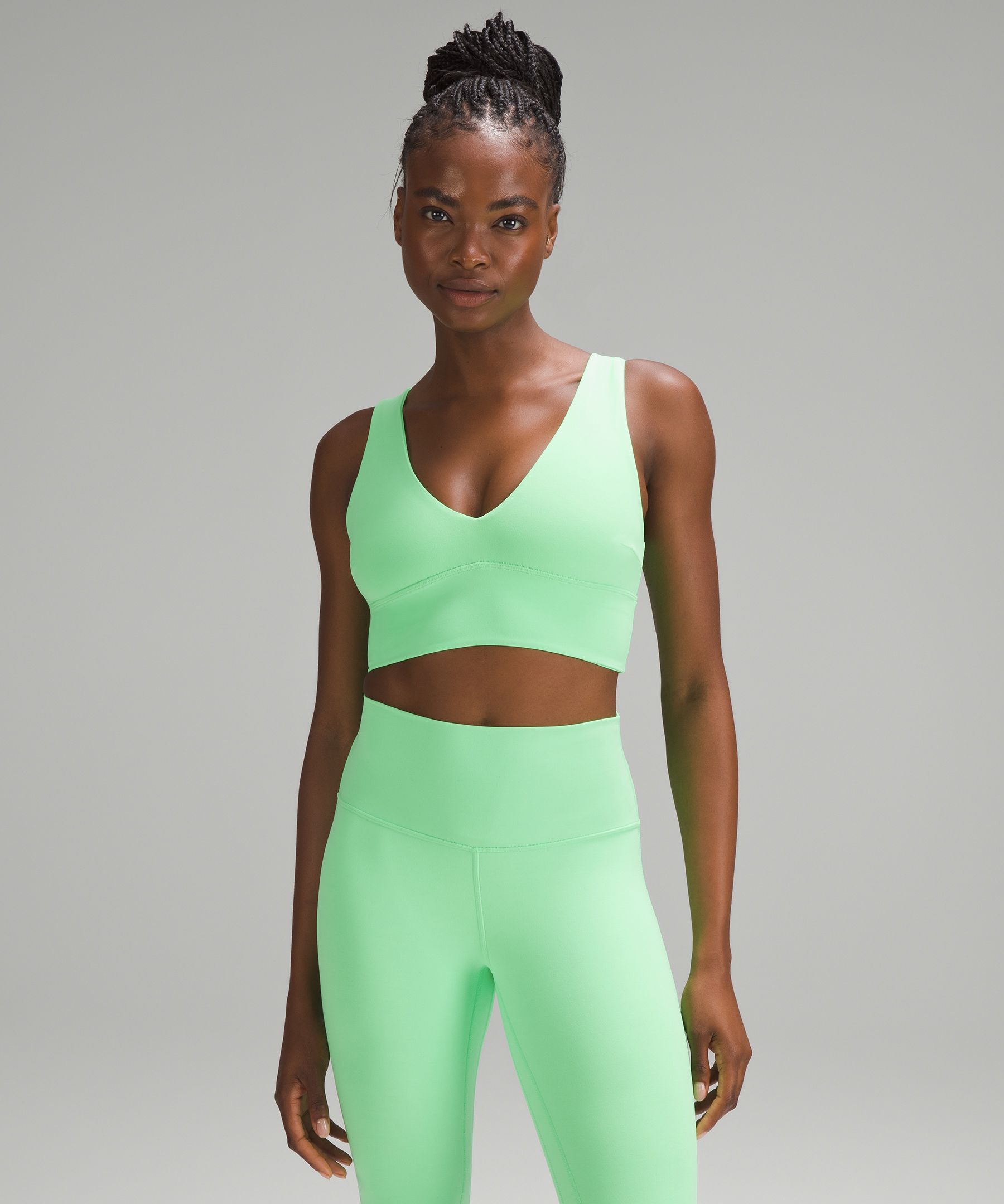 LULULEMON Sports Bra Sage Green Size 8