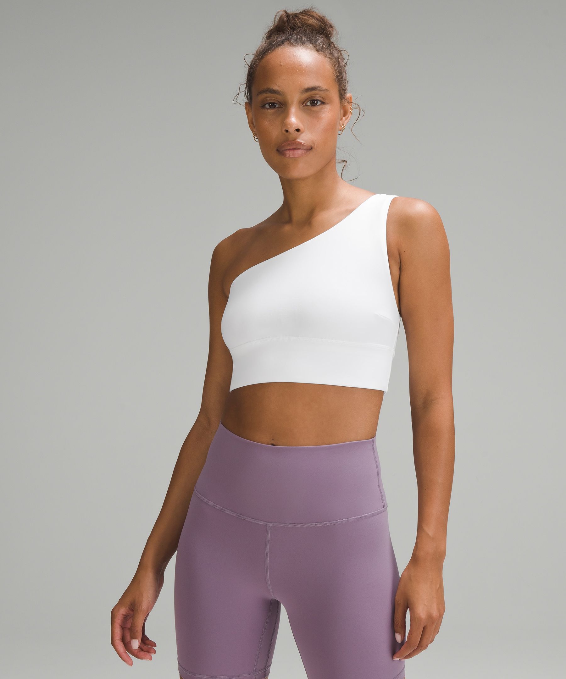 Lululemon Align™ Asymmetrical Bra Light Support, C/d Cup In White